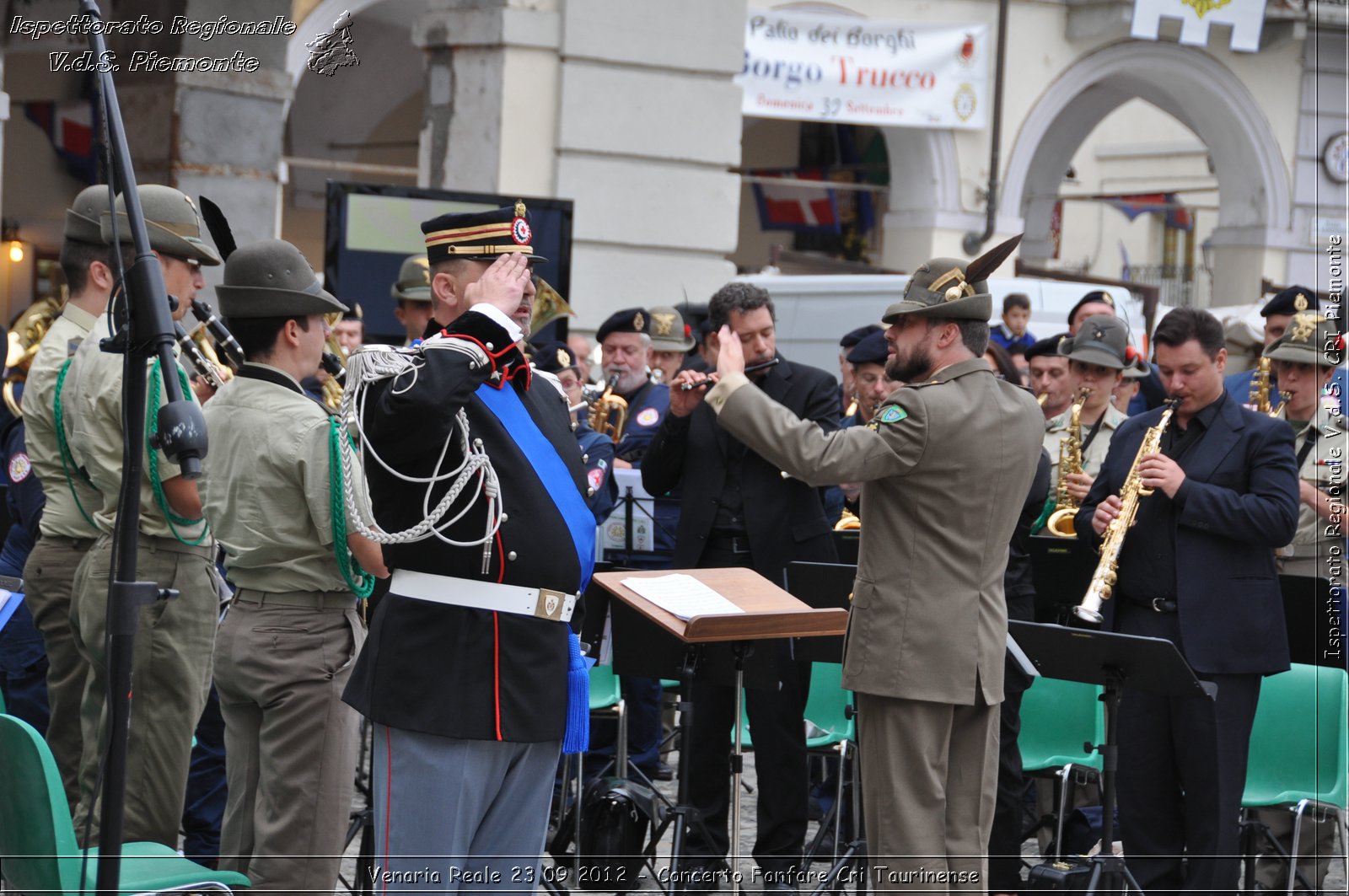 Venaria Reale 23 09 2012 - Concerto Fanfare Cri Taurinense - Croce Rossa Italiana - Ispettorato Regionale Volontari del Soccorso del Piemonte