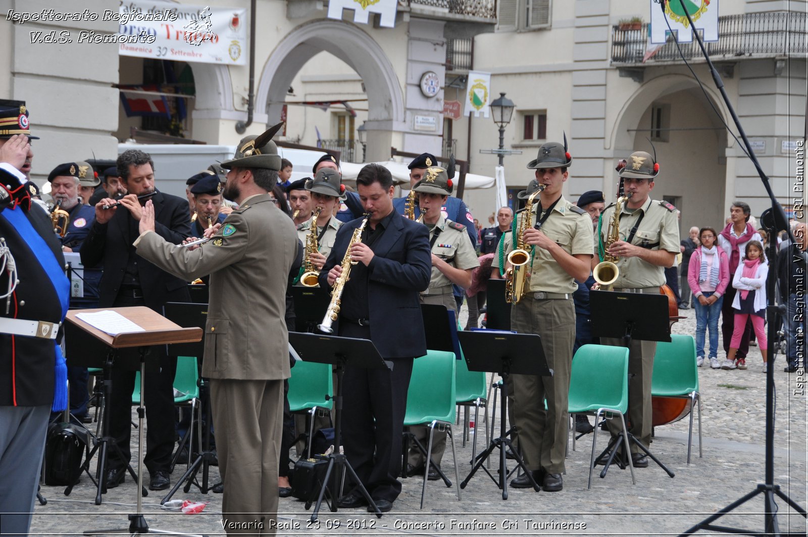 Venaria Reale 23 09 2012 - Concerto Fanfare Cri Taurinense - Croce Rossa Italiana - Ispettorato Regionale Volontari del Soccorso del Piemonte