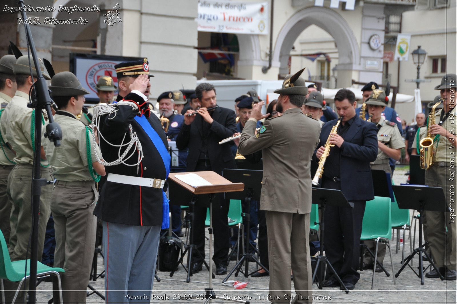 Venaria Reale 23 09 2012 - Concerto Fanfare Cri Taurinense - Croce Rossa Italiana - Ispettorato Regionale Volontari del Soccorso del Piemonte