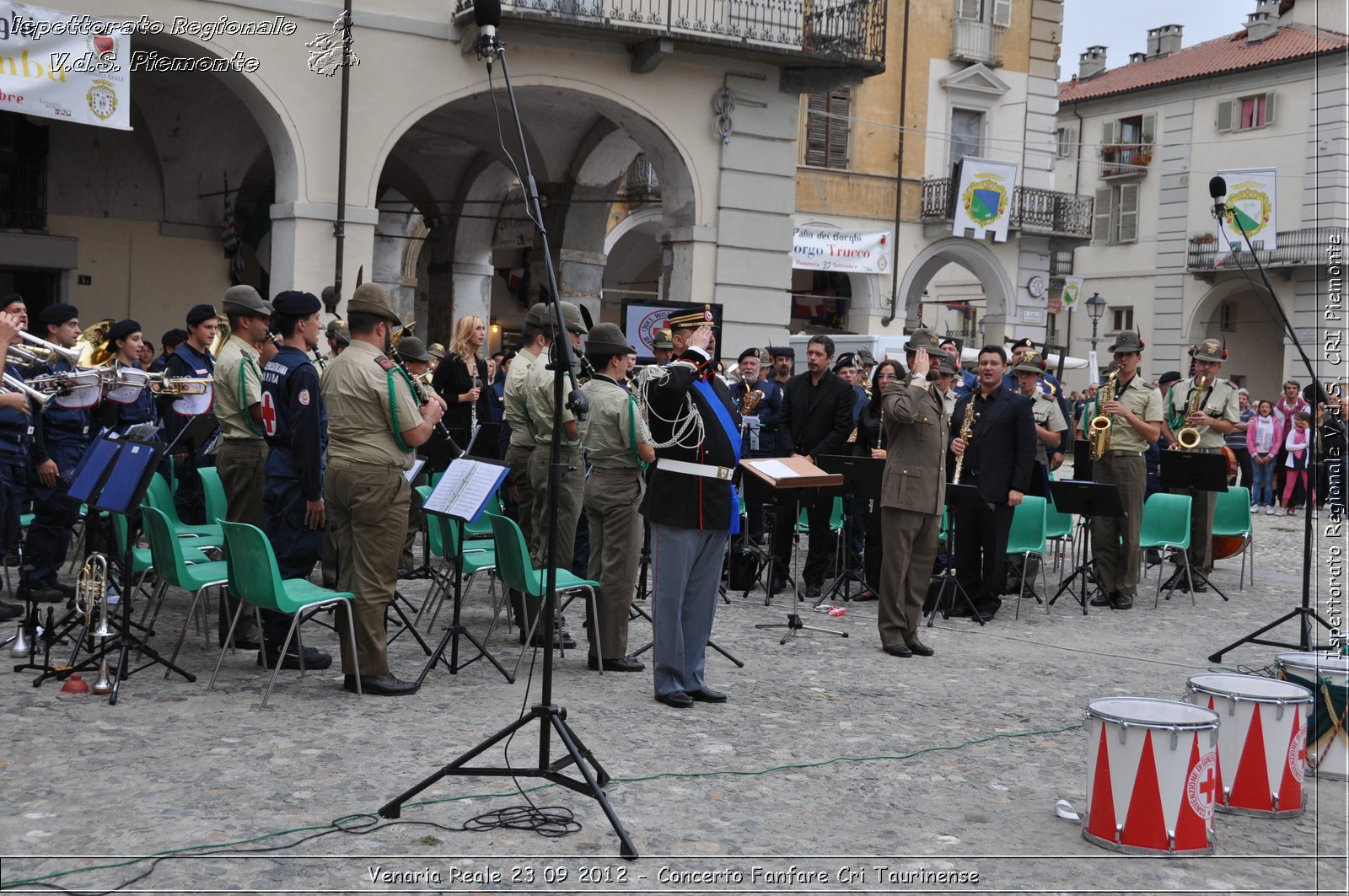 Venaria Reale 23 09 2012 - Concerto Fanfare Cri Taurinense - Croce Rossa Italiana - Ispettorato Regionale Volontari del Soccorso del Piemonte