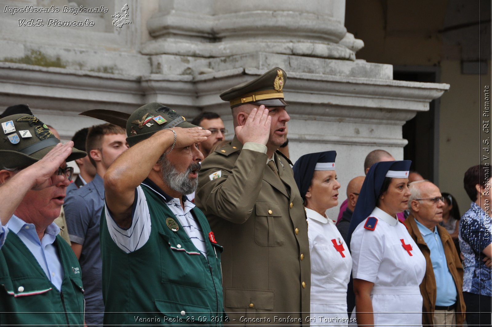 Venaria Reale 23 09 2012 - Concerto Fanfare Cri Taurinense - Croce Rossa Italiana - Ispettorato Regionale Volontari del Soccorso del Piemonte