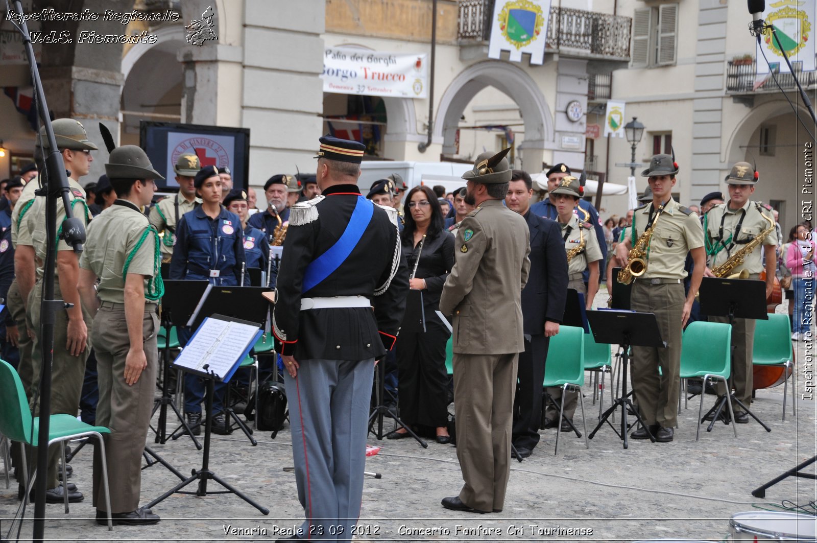 Venaria Reale 23 09 2012 - Concerto Fanfare Cri Taurinense - Croce Rossa Italiana - Ispettorato Regionale Volontari del Soccorso del Piemonte