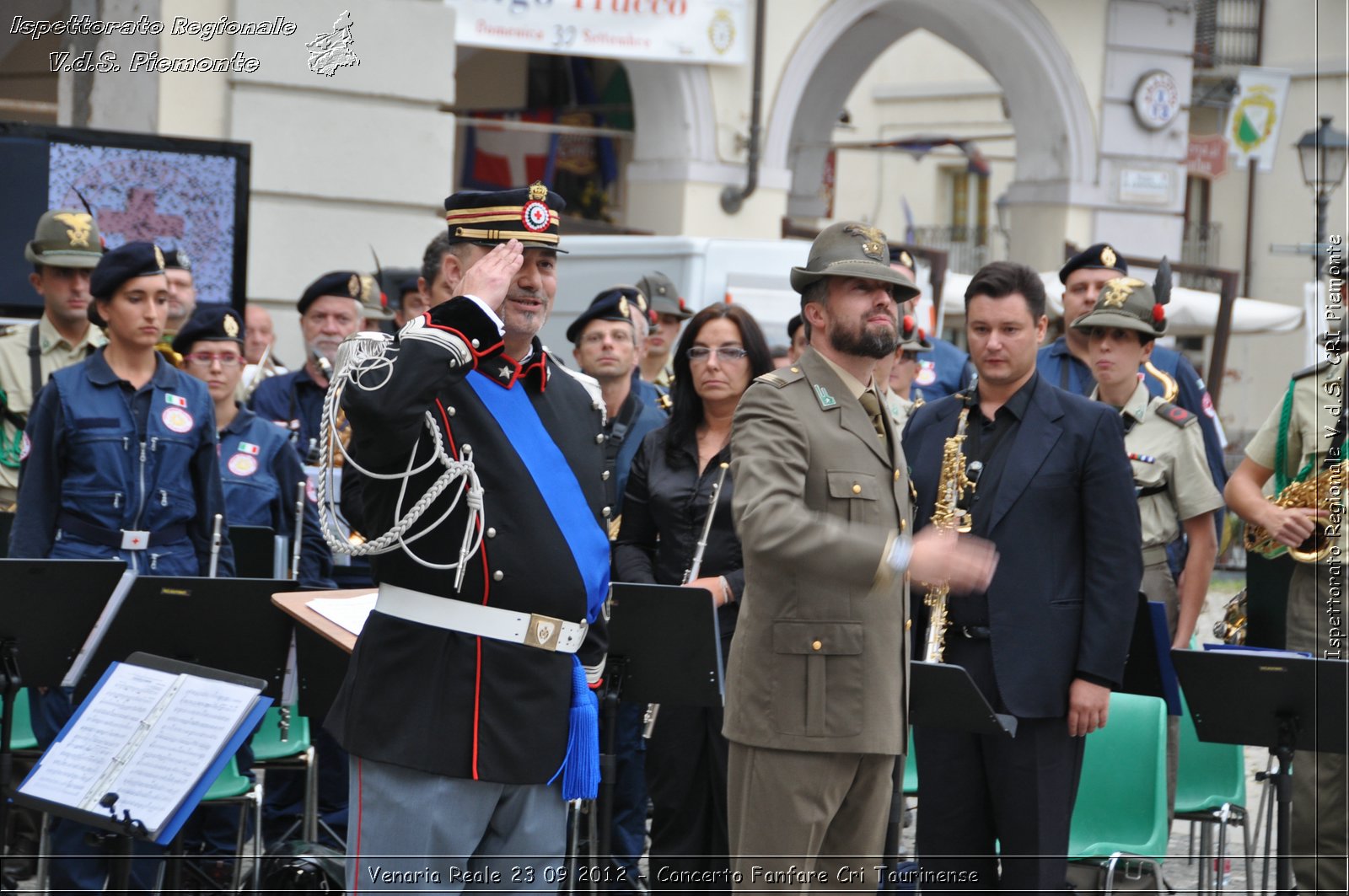 Venaria Reale 23 09 2012 - Concerto Fanfare Cri Taurinense - Croce Rossa Italiana - Ispettorato Regionale Volontari del Soccorso del Piemonte