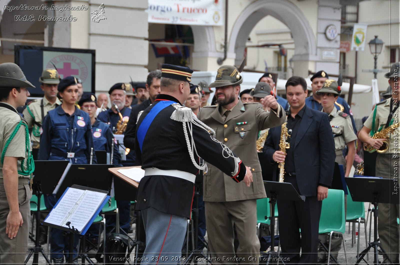 Venaria Reale 23 09 2012 - Concerto Fanfare Cri Taurinense - Croce Rossa Italiana - Ispettorato Regionale Volontari del Soccorso del Piemonte