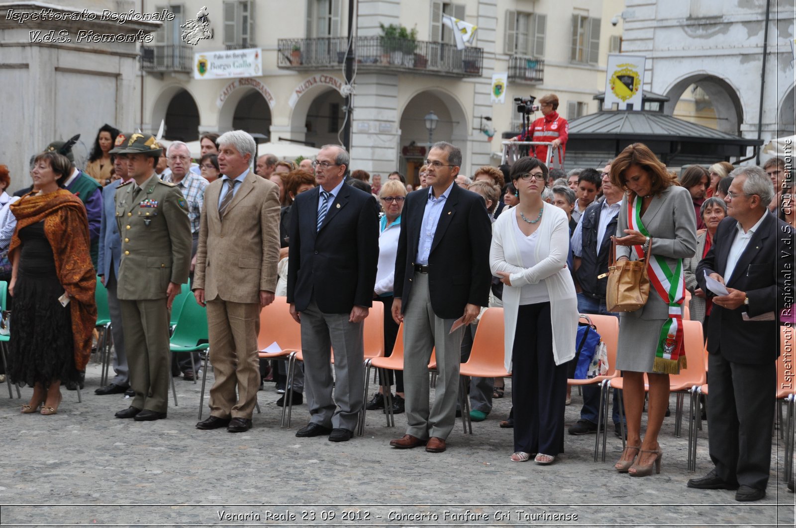 Venaria Reale 23 09 2012 - Concerto Fanfare Cri Taurinense - Croce Rossa Italiana - Ispettorato Regionale Volontari del Soccorso del Piemonte