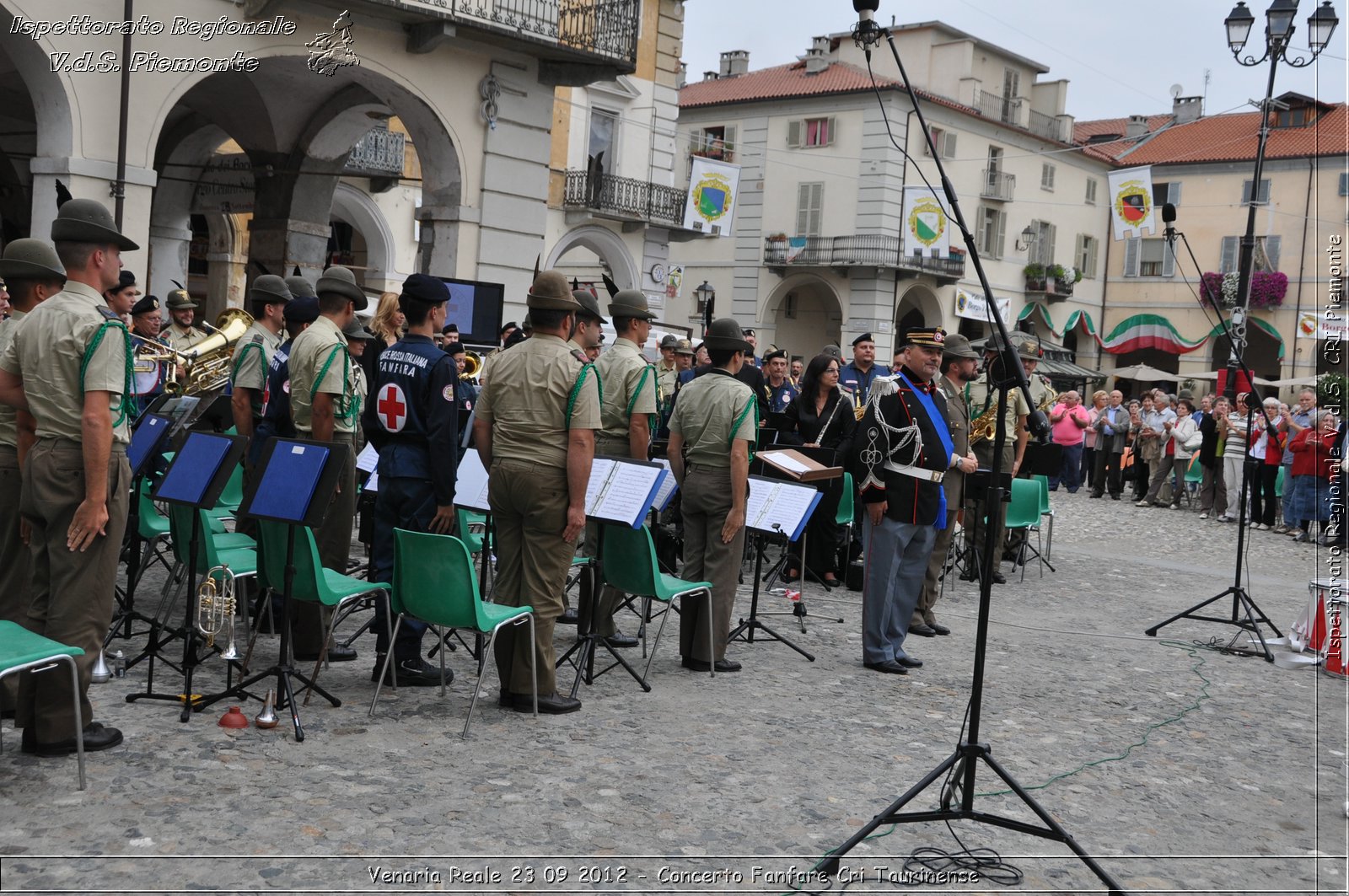 Venaria Reale 23 09 2012 - Concerto Fanfare Cri Taurinense - Croce Rossa Italiana - Ispettorato Regionale Volontari del Soccorso del Piemonte