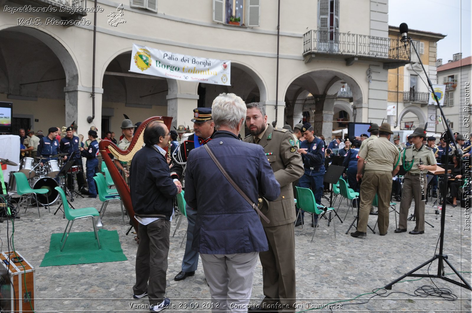 Venaria Reale 23 09 2012 - Concerto Fanfare Cri Taurinense - Croce Rossa Italiana - Ispettorato Regionale Volontari del Soccorso del Piemonte