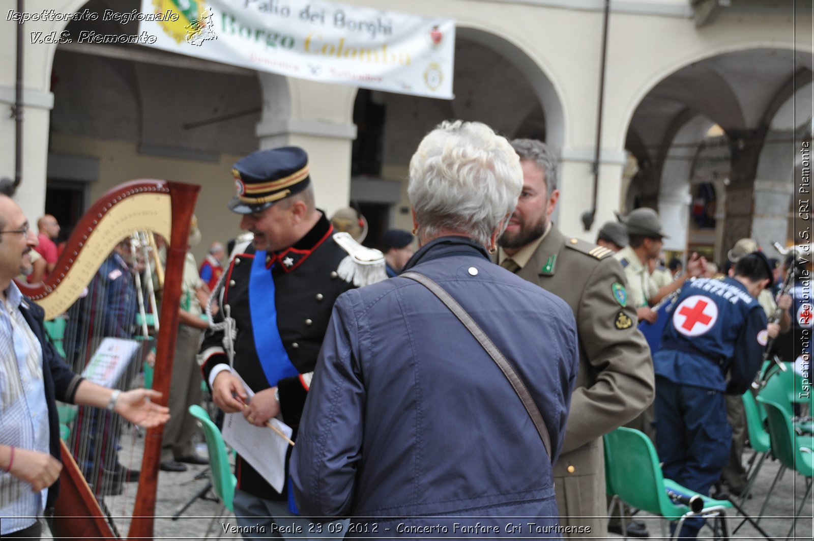 Venaria Reale 23 09 2012 - Concerto Fanfare Cri Taurinense - Croce Rossa Italiana - Ispettorato Regionale Volontari del Soccorso del Piemonte