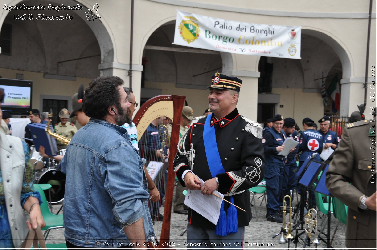 Venaria Reale 23 09 2012 - Concerto Fanfare Cri Taurinense - Croce Rossa Italiana - Ispettorato Regionale Volontari del Soccorso del Piemonte