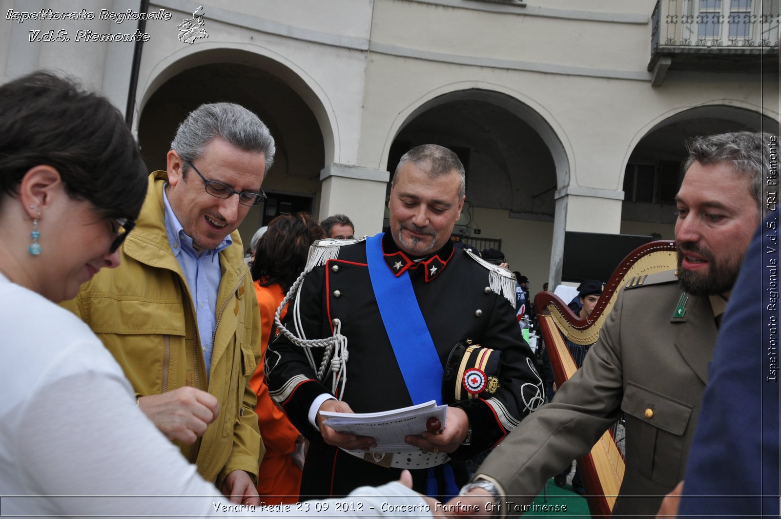 Venaria Reale 23 09 2012 - Concerto Fanfare Cri Taurinense - Croce Rossa Italiana - Ispettorato Regionale Volontari del Soccorso del Piemonte