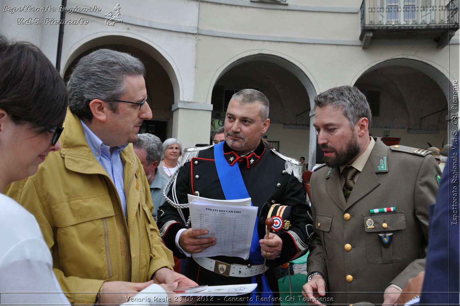 Venaria Reale 23 09 2012 - Concerto Fanfare Cri Taurinense - Croce Rossa Italiana - Ispettorato Regionale Volontari del Soccorso del Piemonte