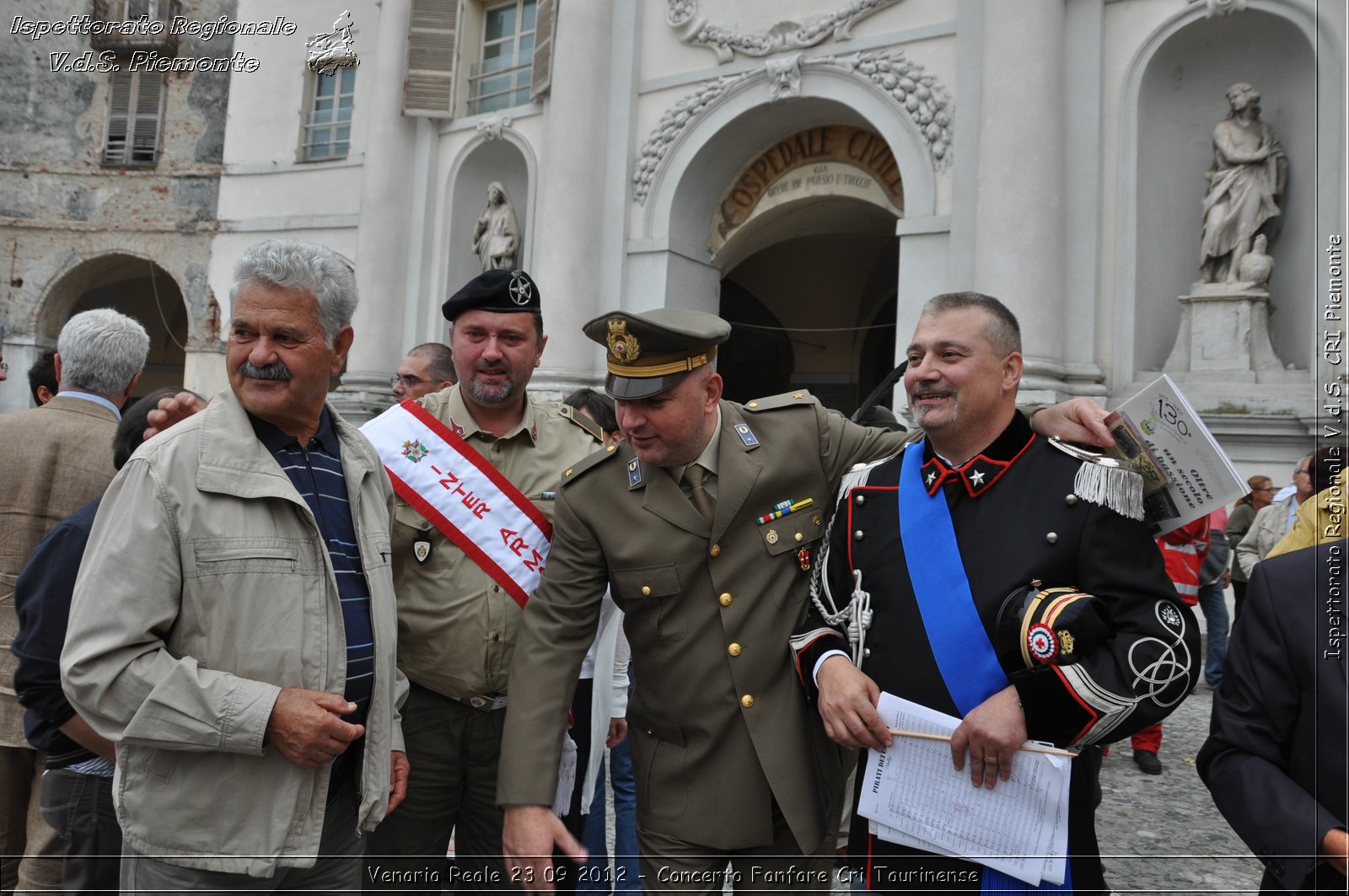 Venaria Reale 23 09 2012 - Concerto Fanfare Cri Taurinense - Croce Rossa Italiana - Ispettorato Regionale Volontari del Soccorso del Piemonte