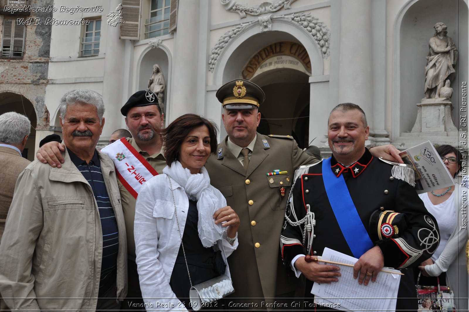 Venaria Reale 23 09 2012 - Concerto Fanfare Cri Taurinense - Croce Rossa Italiana - Ispettorato Regionale Volontari del Soccorso del Piemonte