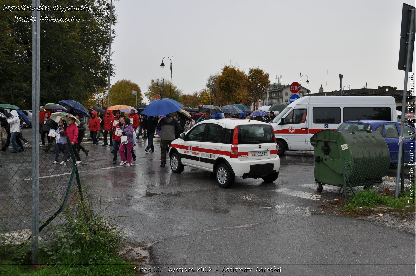 Cuneo 11 Novembre 2012 - Assistenza Stracni - Croce Rossa Italiana - Ispettorato Regionale Volontari del Soccorso del Piemonte