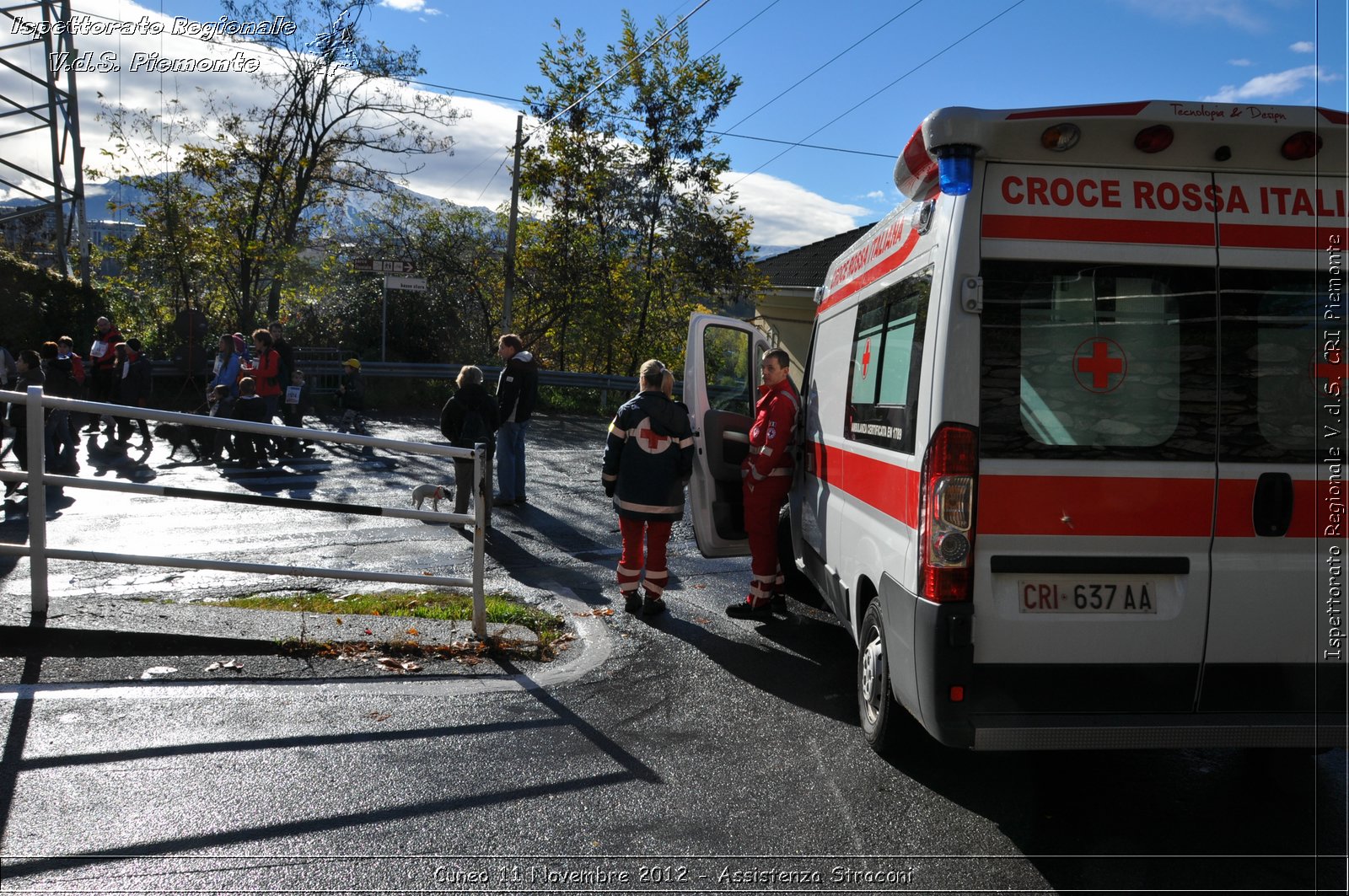 Cuneo 11 Novembre 2012 - Assistenza Stracni - Croce Rossa Italiana - Ispettorato Regionale Volontari del Soccorso del Piemonte