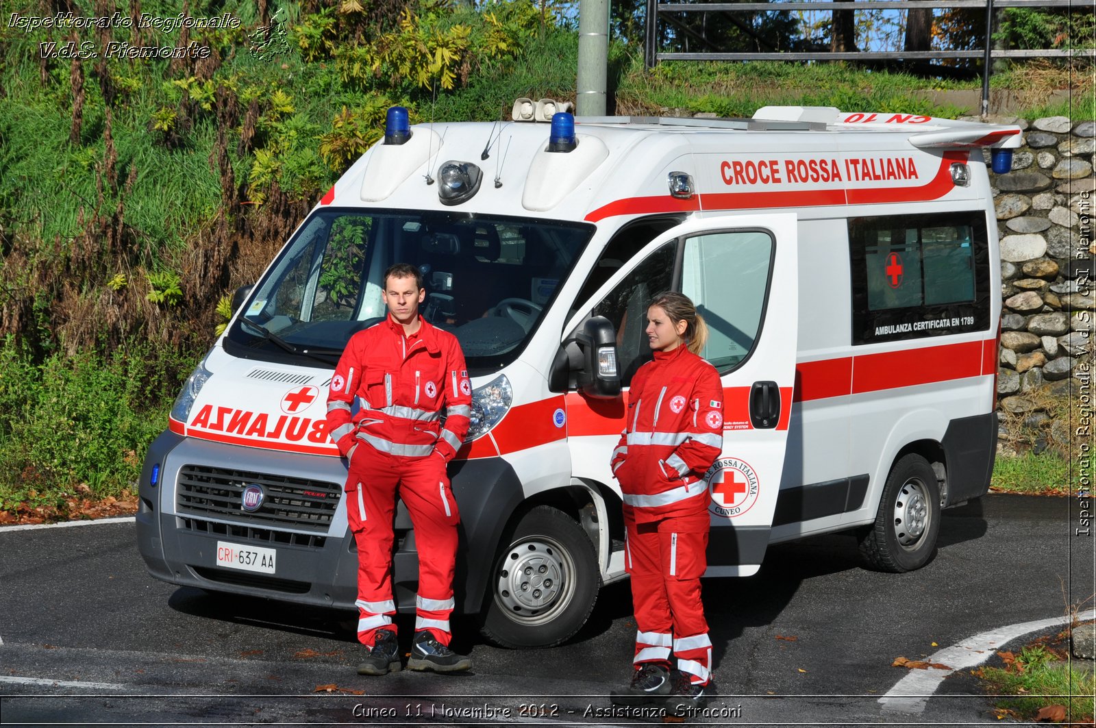 Cuneo 11 Novembre 2012 - Assistenza Stracni - Croce Rossa Italiana - Ispettorato Regionale Volontari del Soccorso del Piemonte