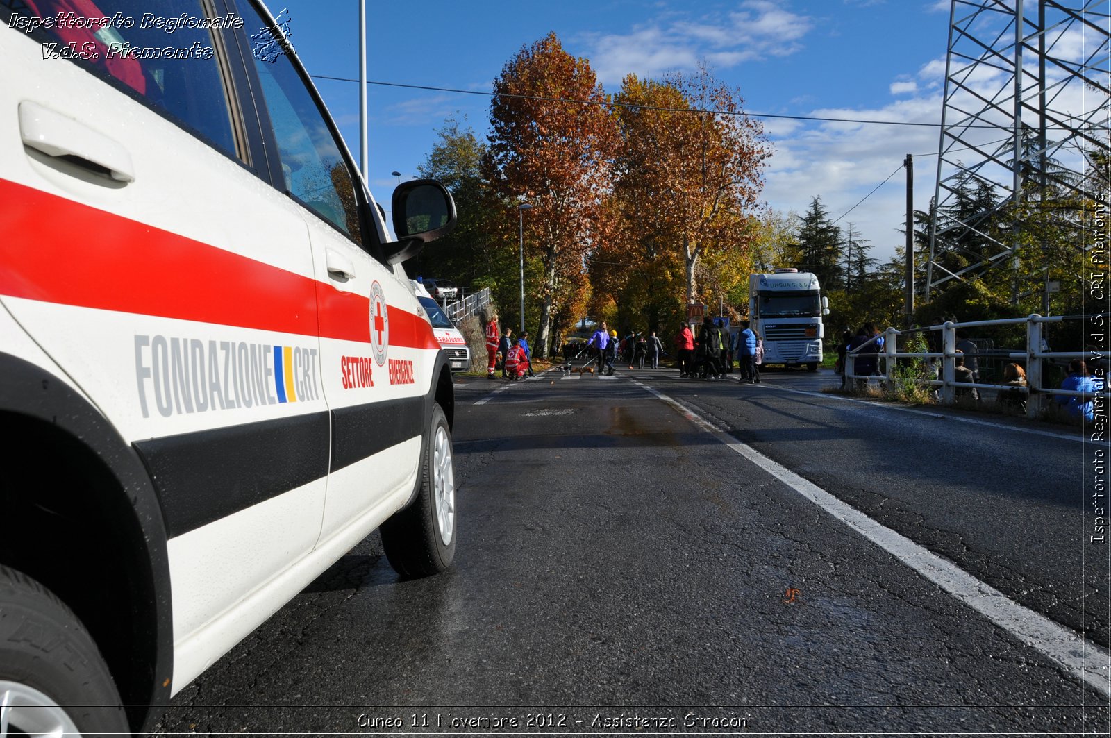 Cuneo 11 Novembre 2012 - Assistenza Stracni - Croce Rossa Italiana - Ispettorato Regionale Volontari del Soccorso del Piemonte