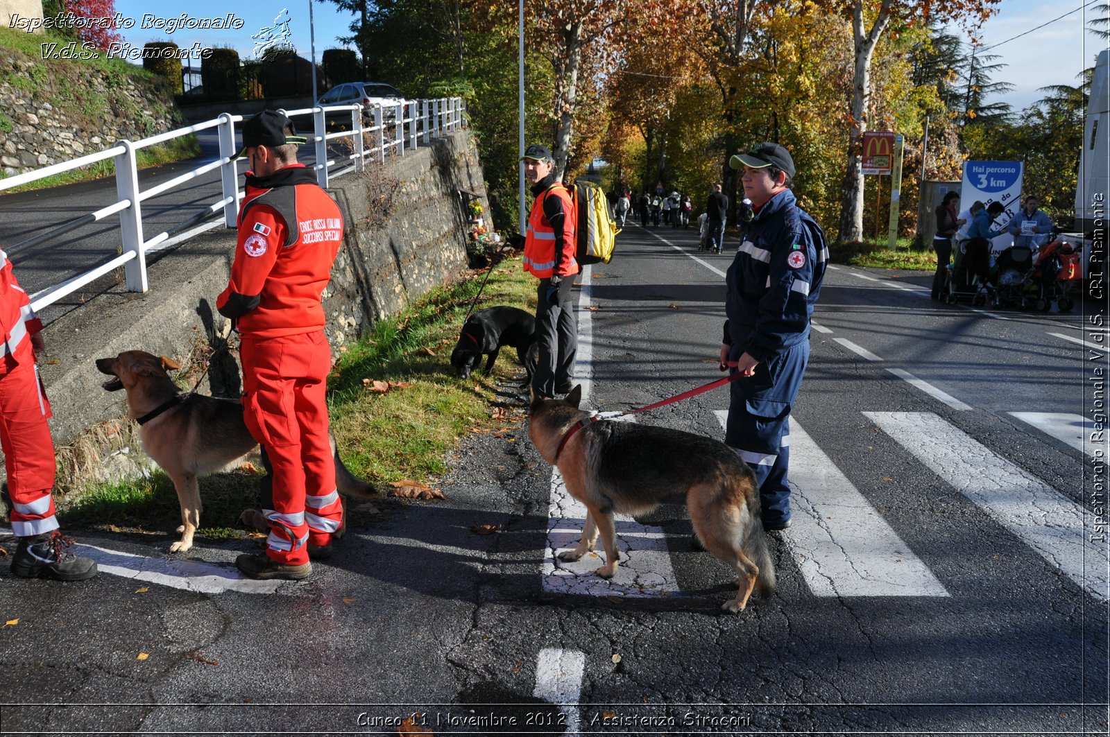 Cuneo 11 Novembre 2012 - Assistenza Stracni - Croce Rossa Italiana - Ispettorato Regionale Volontari del Soccorso del Piemonte