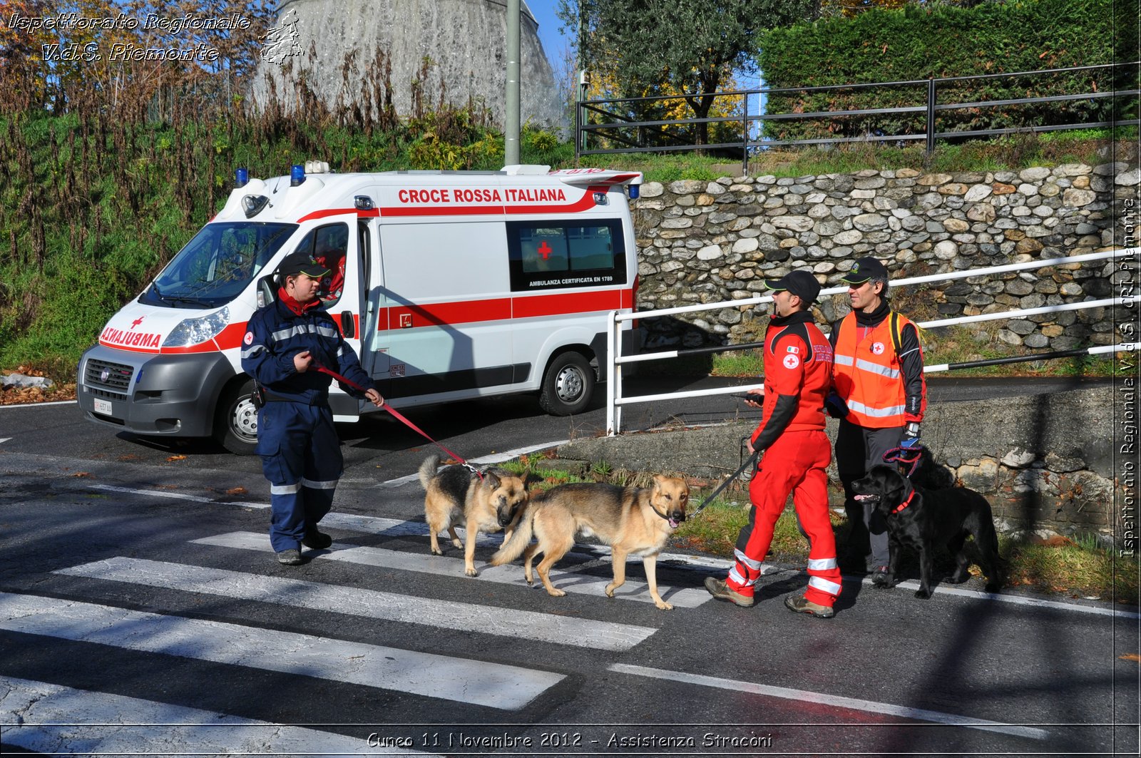 Cuneo 11 Novembre 2012 - Assistenza Stracni - Croce Rossa Italiana - Ispettorato Regionale Volontari del Soccorso del Piemonte