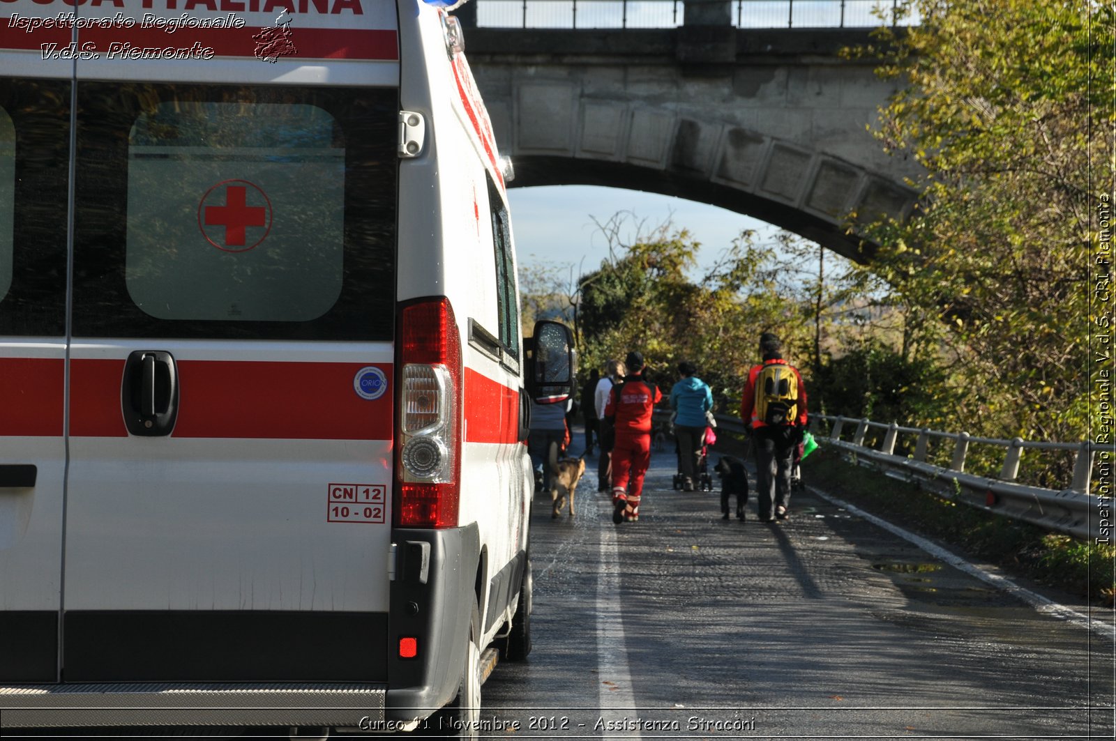 Cuneo 11 Novembre 2012 - Assistenza Stracni - Croce Rossa Italiana - Ispettorato Regionale Volontari del Soccorso del Piemonte