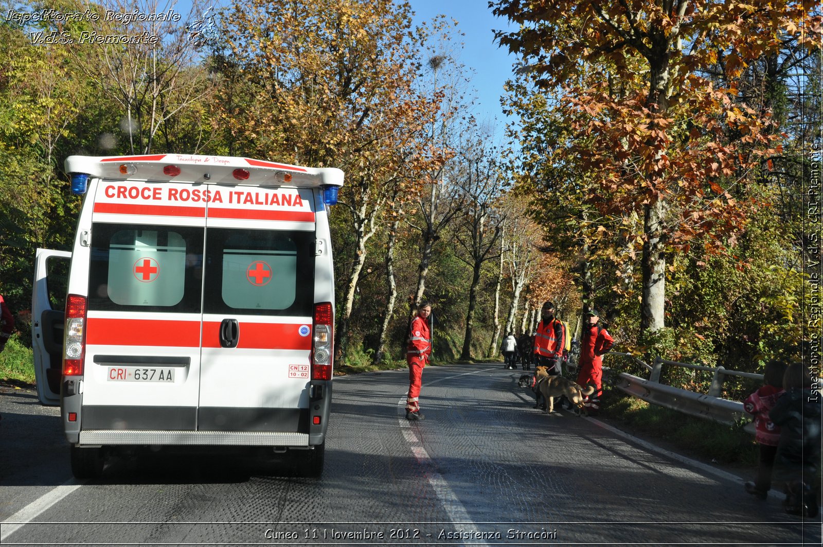 Cuneo 11 Novembre 2012 - Assistenza Stracni - Croce Rossa Italiana - Ispettorato Regionale Volontari del Soccorso del Piemonte