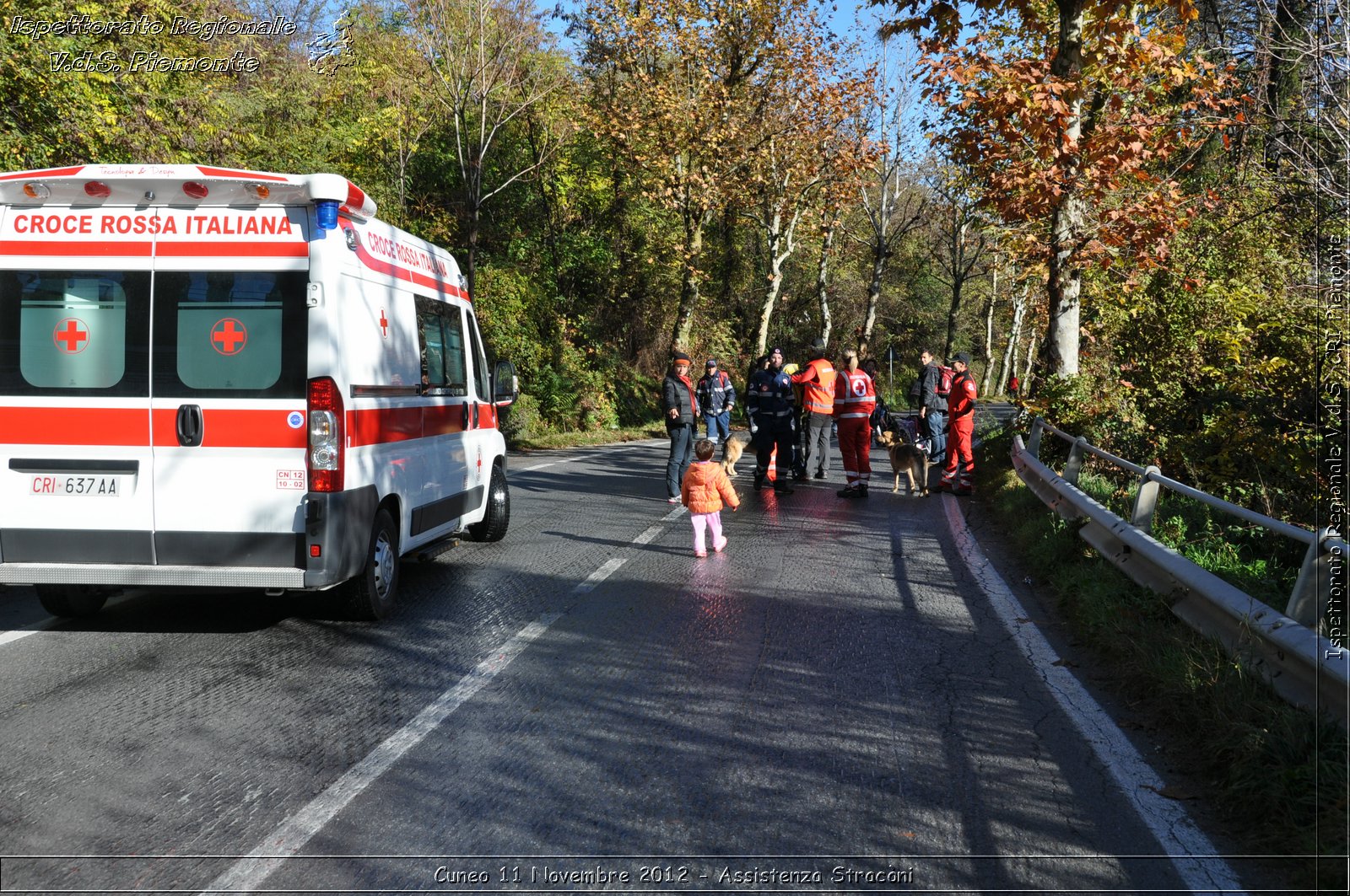 Cuneo 11 Novembre 2012 - Assistenza Stracni - Croce Rossa Italiana - Ispettorato Regionale Volontari del Soccorso del Piemonte