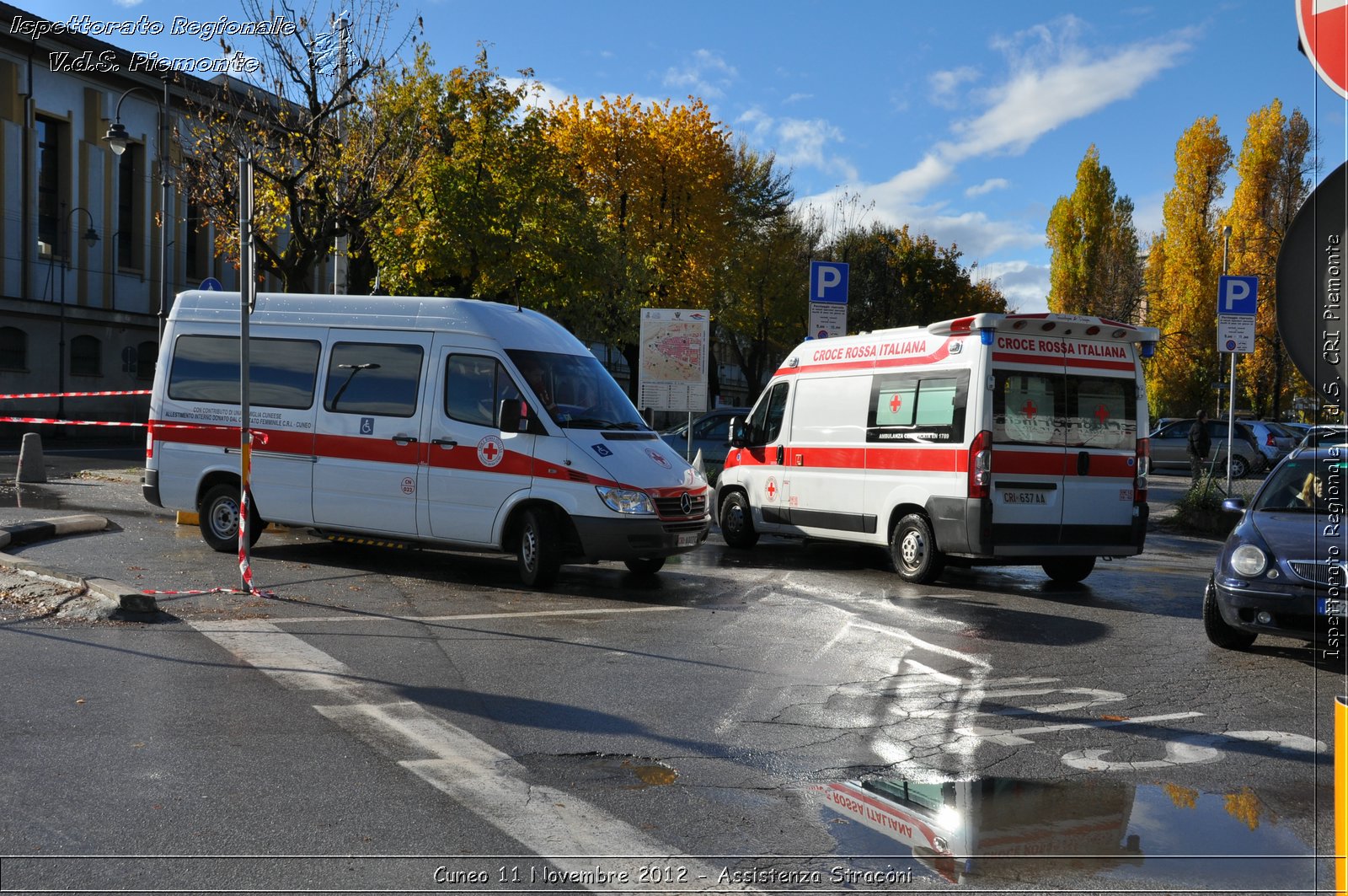 Cuneo 11 Novembre 2012 - Assistenza Stracni - Croce Rossa Italiana - Ispettorato Regionale Volontari del Soccorso del Piemonte