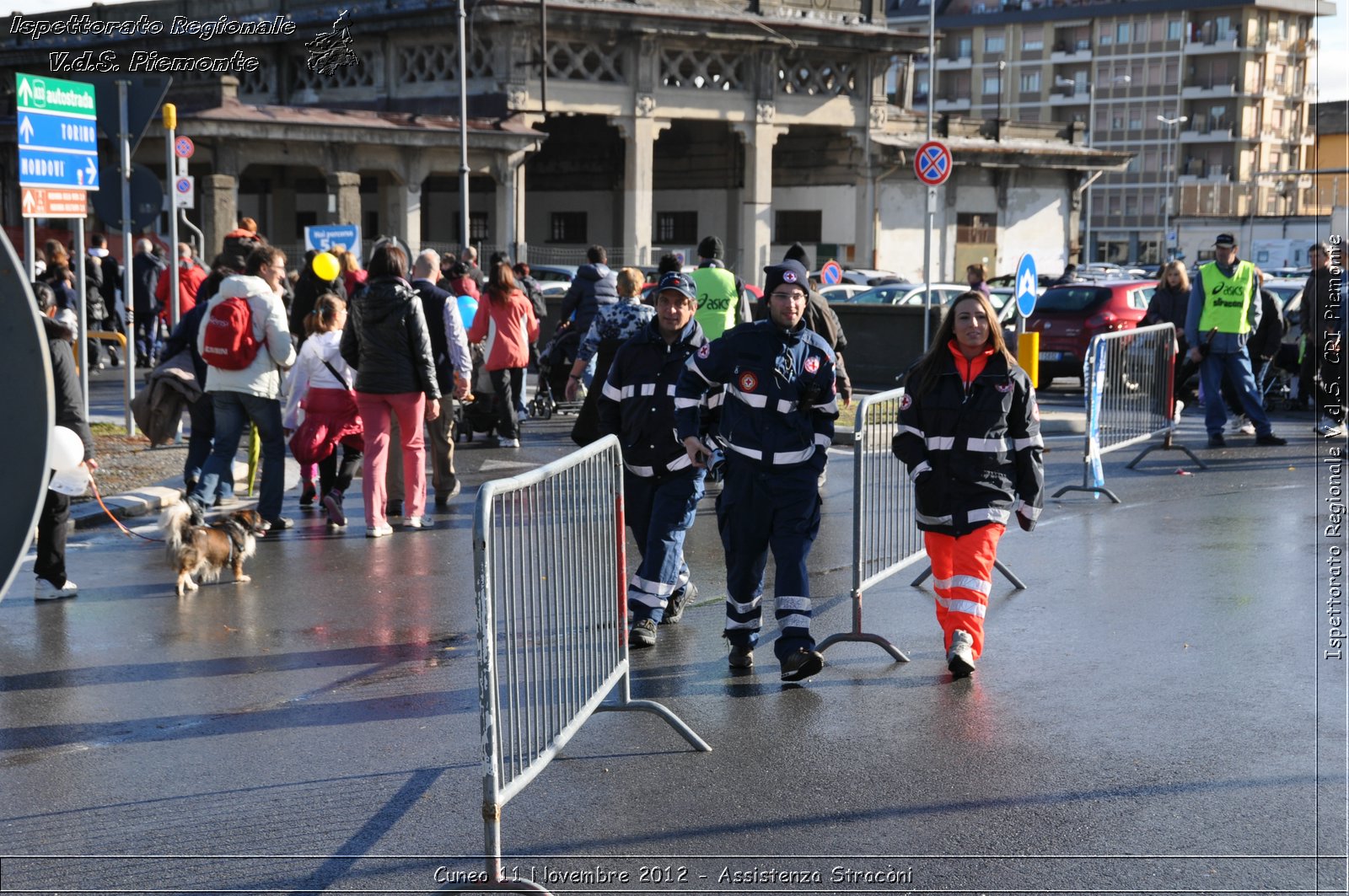 Cuneo 11 Novembre 2012 - Assistenza Stracni - Croce Rossa Italiana - Ispettorato Regionale Volontari del Soccorso del Piemonte