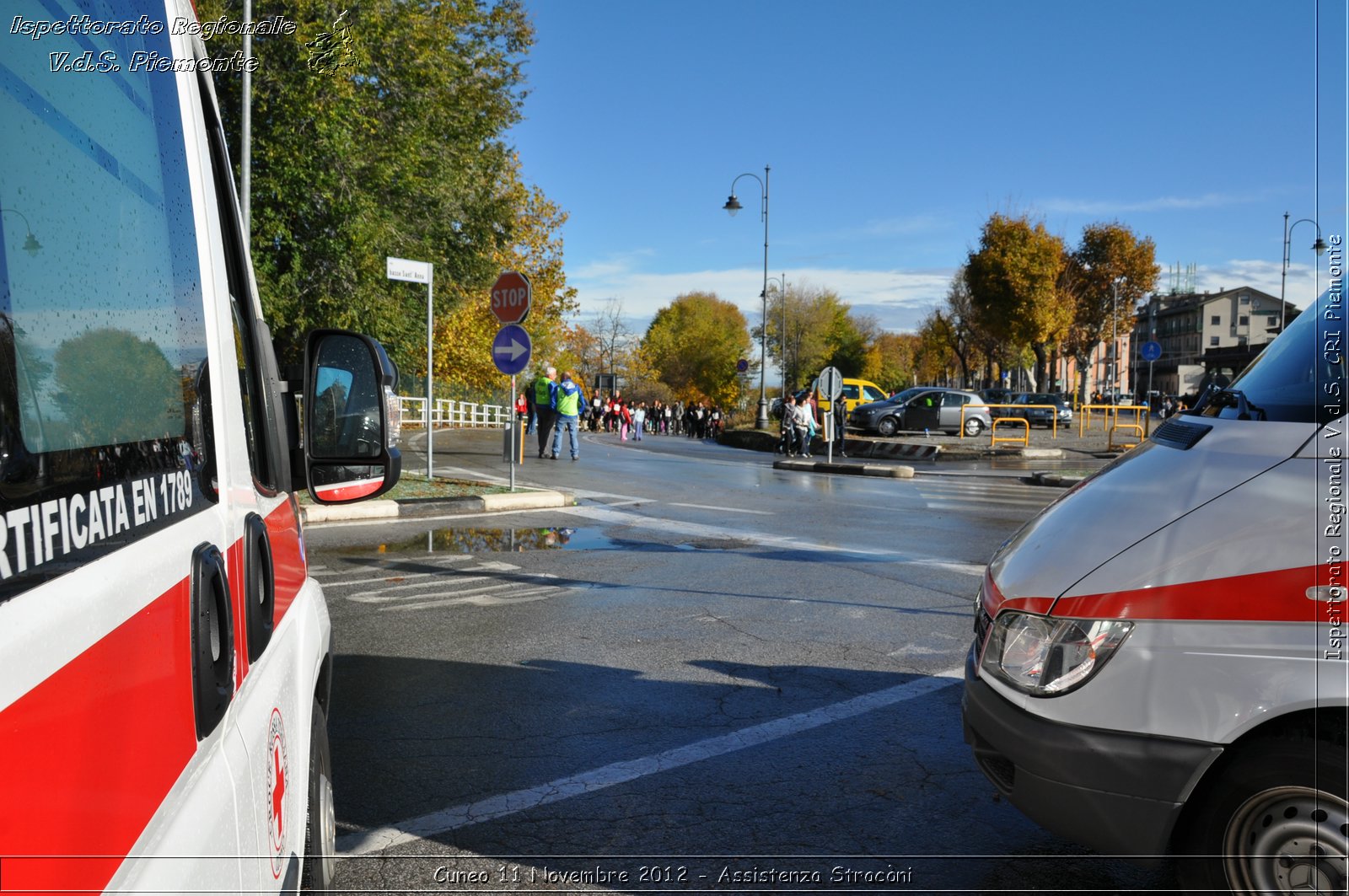 Cuneo 11 Novembre 2012 - Assistenza Stracni - Croce Rossa Italiana - Ispettorato Regionale Volontari del Soccorso del Piemonte