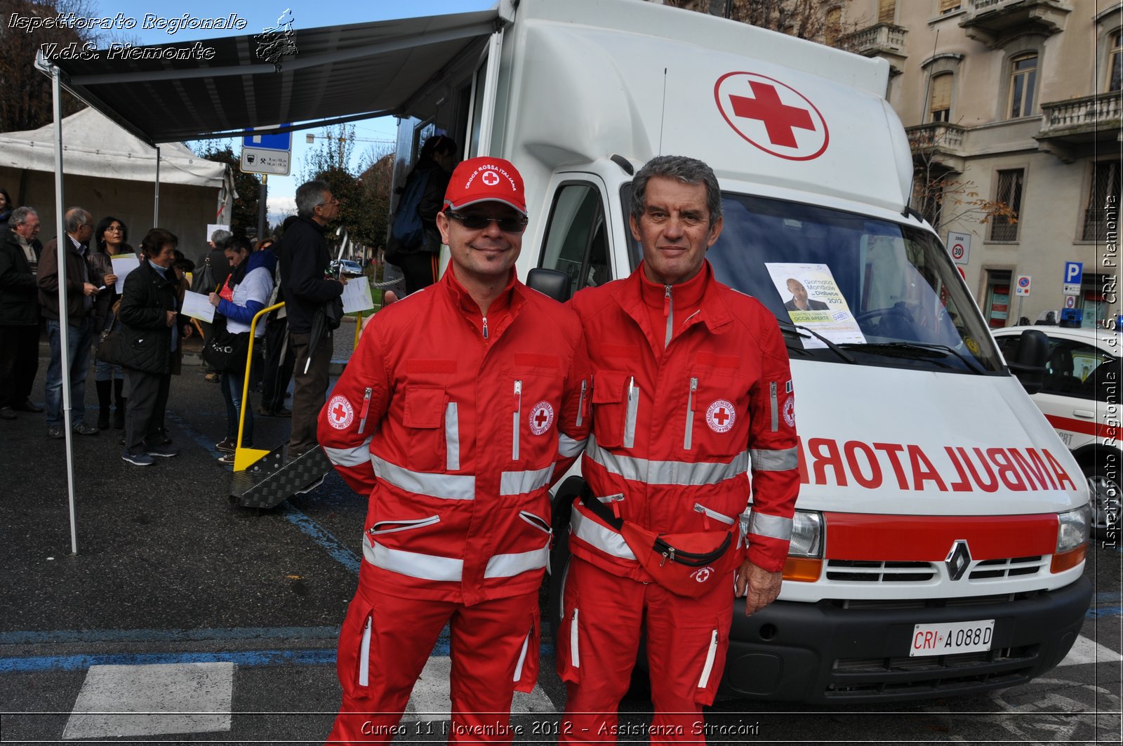 Cuneo 11 Novembre 2012 - Assistenza Stracni - Croce Rossa Italiana - Ispettorato Regionale Volontari del Soccorso del Piemonte