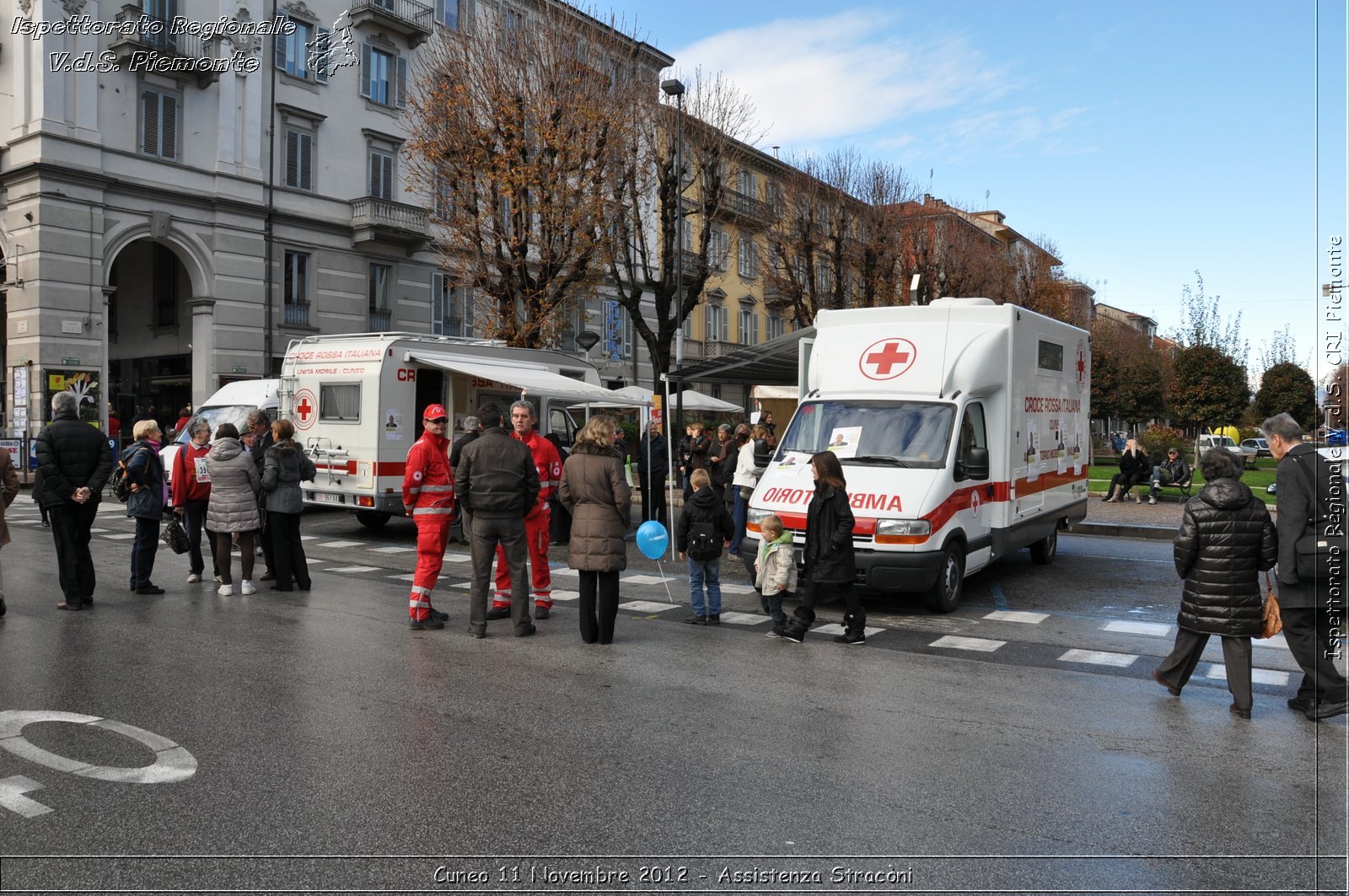 Cuneo 11 Novembre 2012 - Assistenza Stracni - Croce Rossa Italiana - Ispettorato Regionale Volontari del Soccorso del Piemonte