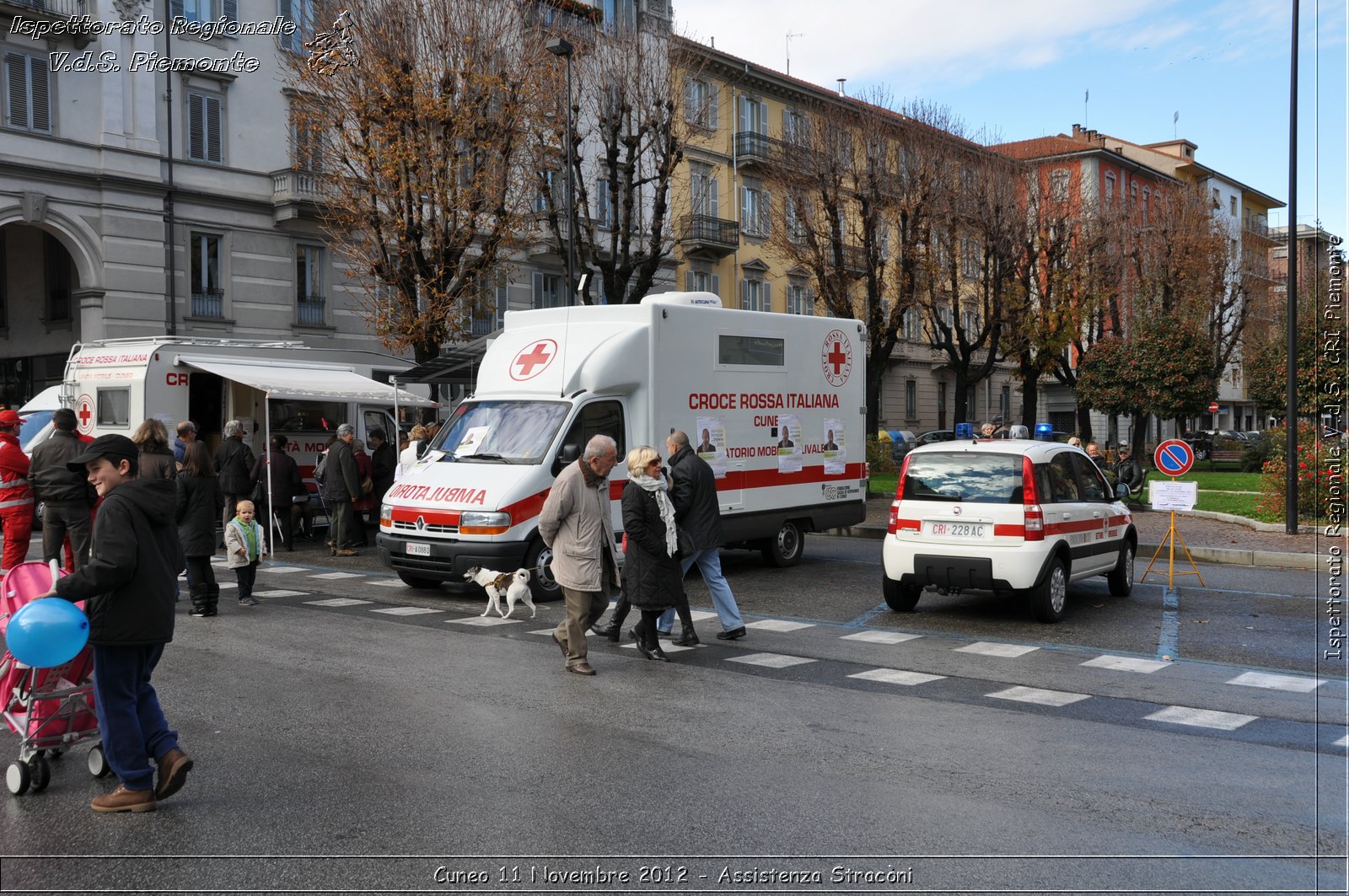 Cuneo 11 Novembre 2012 - Assistenza Stracni - Croce Rossa Italiana - Ispettorato Regionale Volontari del Soccorso del Piemonte