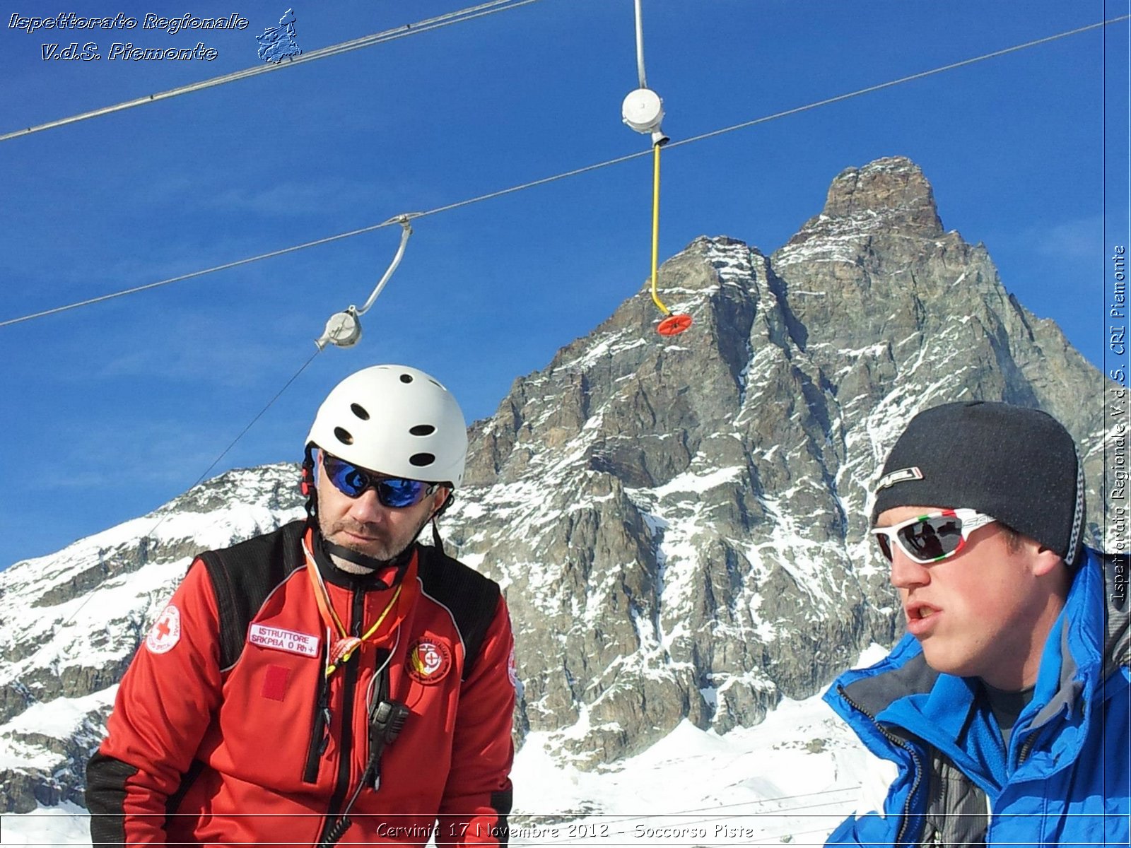 Cervinia 17 Novembre 2012 - Soccorso Piste - Croce Rossa Italiana - Ispettorato Regionale Volontari del Soccorso del Piemonte