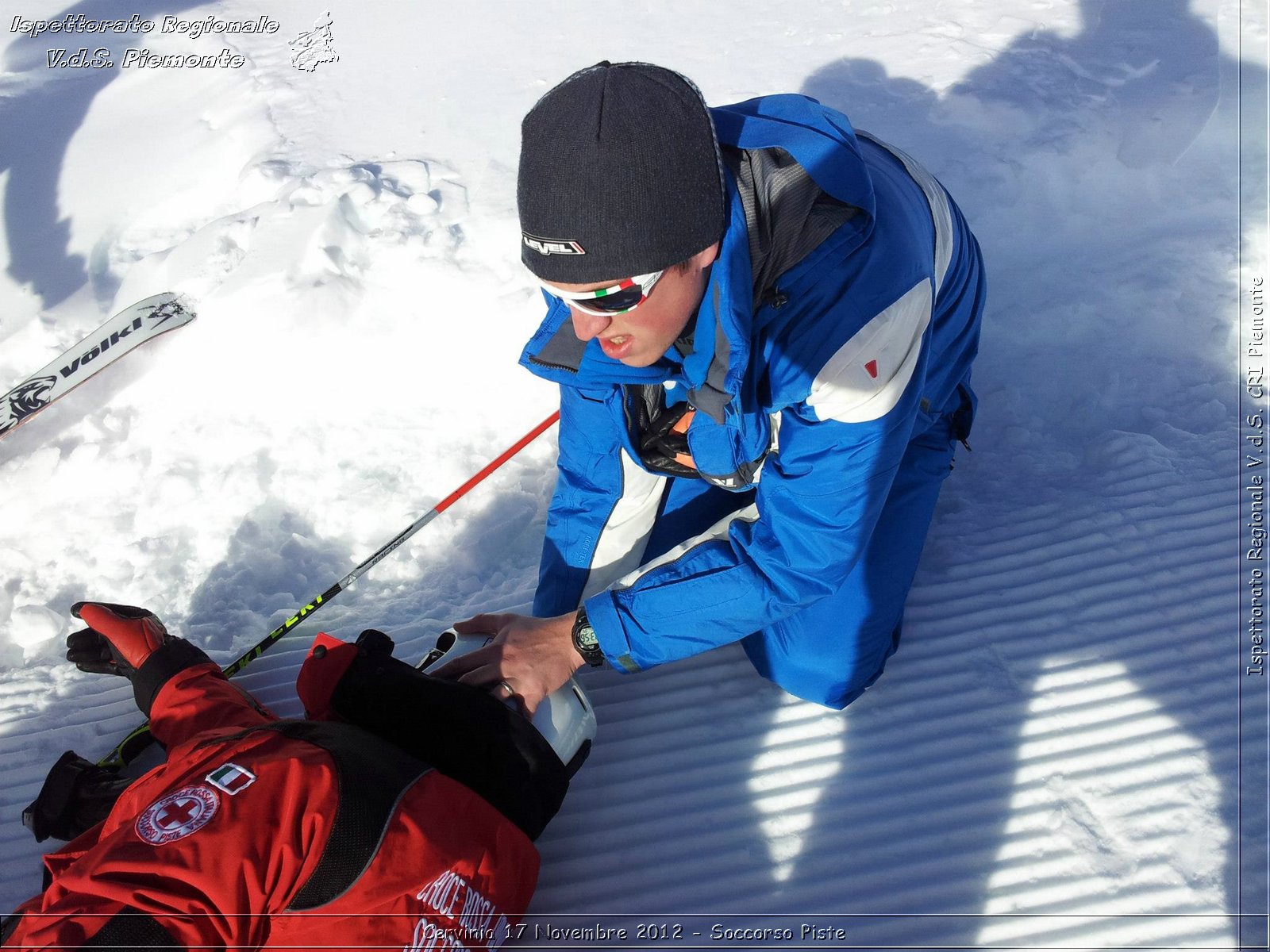 Cervinia 17 Novembre 2012 - Soccorso Piste - Croce Rossa Italiana - Ispettorato Regionale Volontari del Soccorso del Piemonte