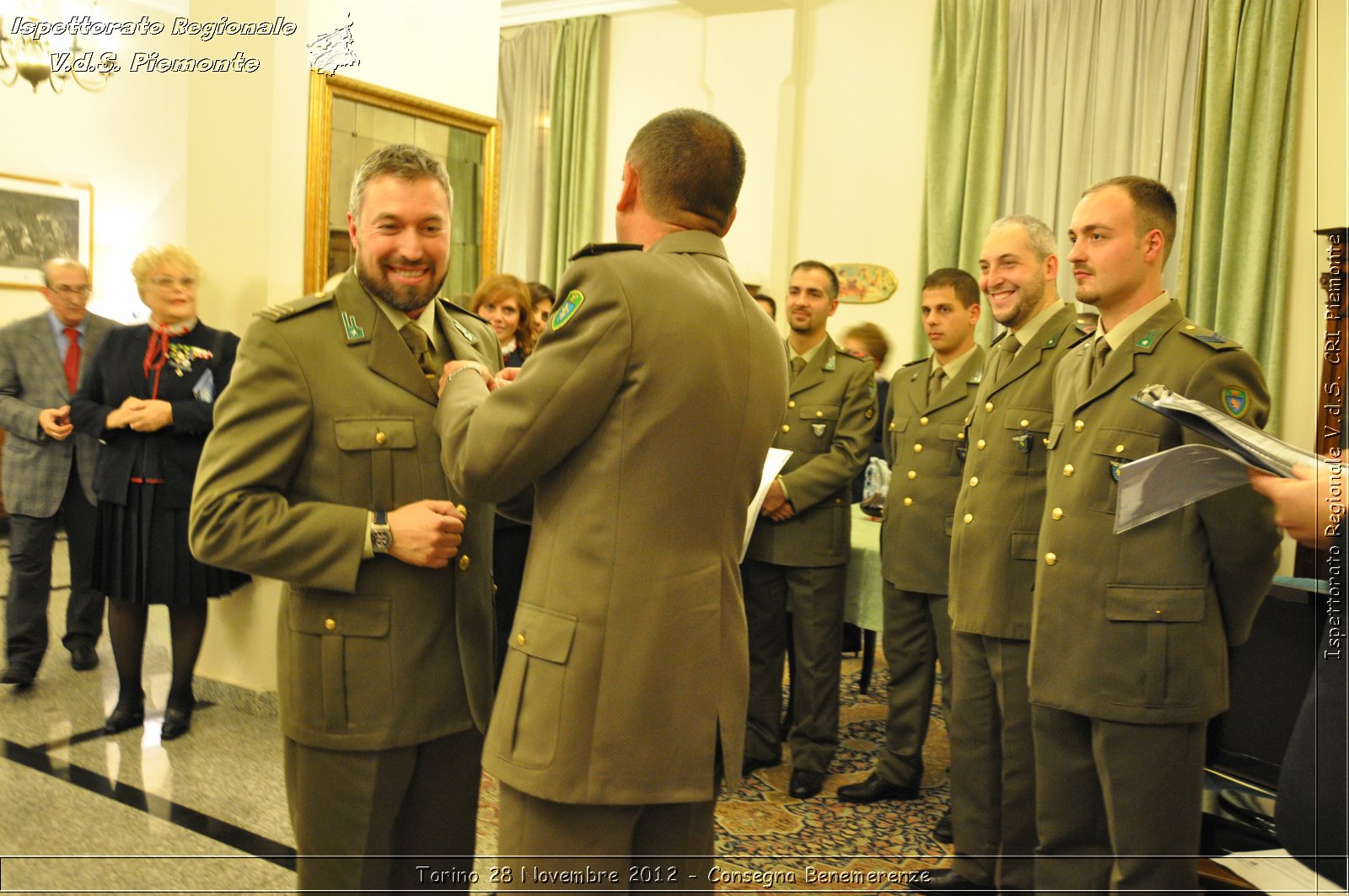 Torino 28 Novembre 2012 - Consegna Benemerenze - Croce Rossa Italiana - Ispettorato Regionale Volontari del Piemonte