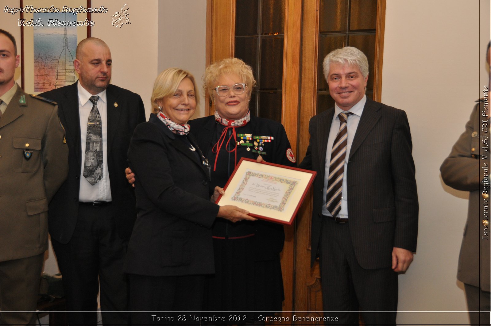 Torino 28 Novembre 2012 - Consegna Benemerenze - Croce Rossa Italiana - Ispettorato Regionale Volontari del Piemonte