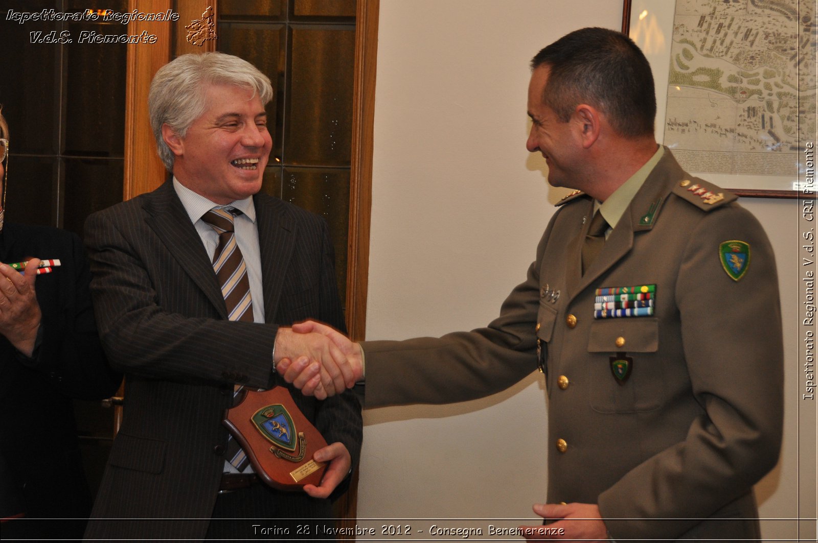 Torino 28 Novembre 2012 - Consegna Benemerenze - Croce Rossa Italiana - Ispettorato Regionale Volontari del Piemonte