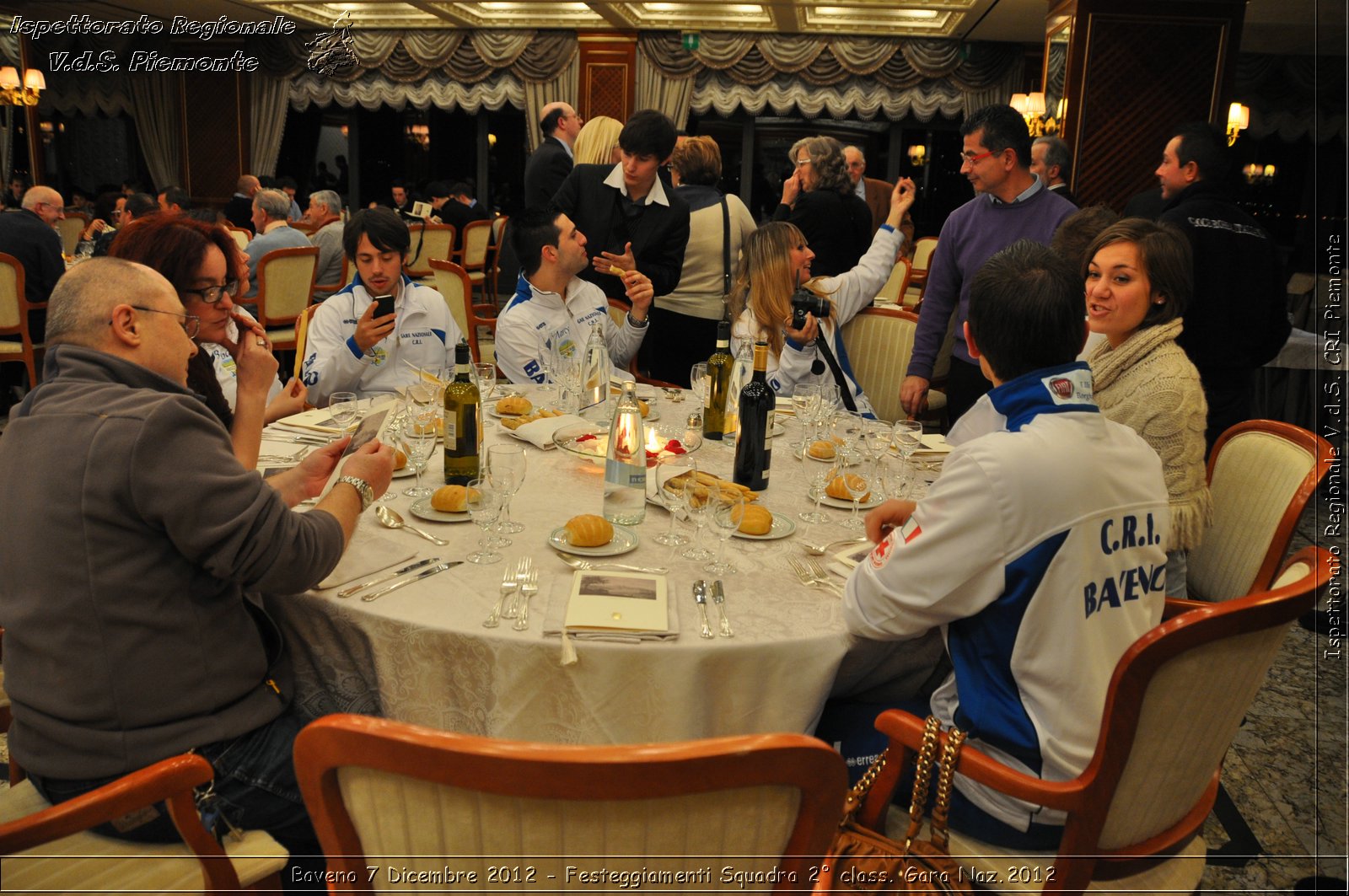 Baveno 7 Dicembre 2012 - Festeggiamenti Squadra 2 class. Gara Naz.2012 - Croce Rossa Italiana - Ispettorato Regionale Volontari del Piemonte