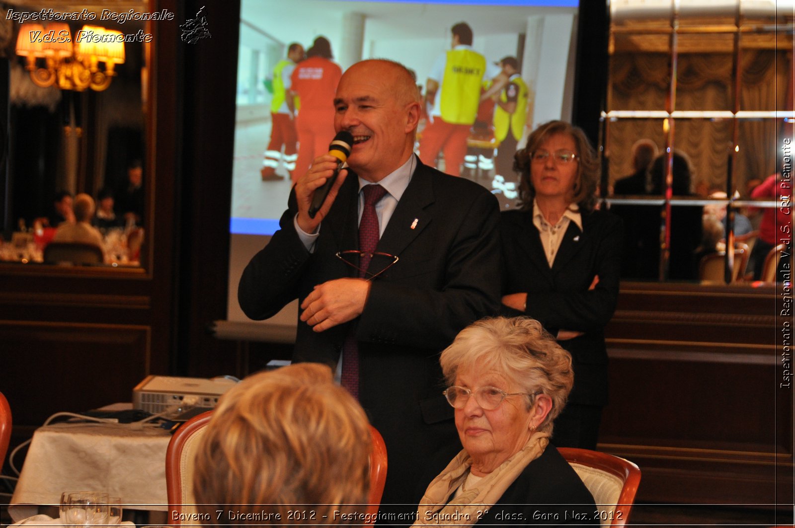 Baveno 7 Dicembre 2012 - Festeggiamenti Squadra 2 class. Gara Naz.2012 - Croce Rossa Italiana - Ispettorato Regionale Volontari del Piemonte