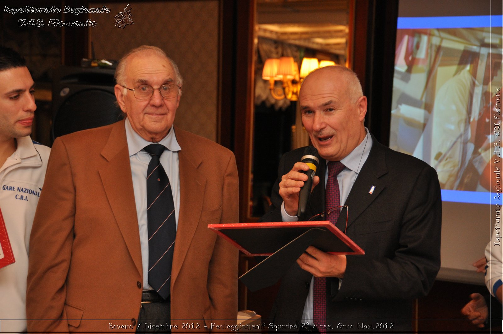 Baveno 7 Dicembre 2012 - Festeggiamenti Squadra 2 class. Gara Naz.2012 - Croce Rossa Italiana - Ispettorato Regionale Volontari del Piemonte