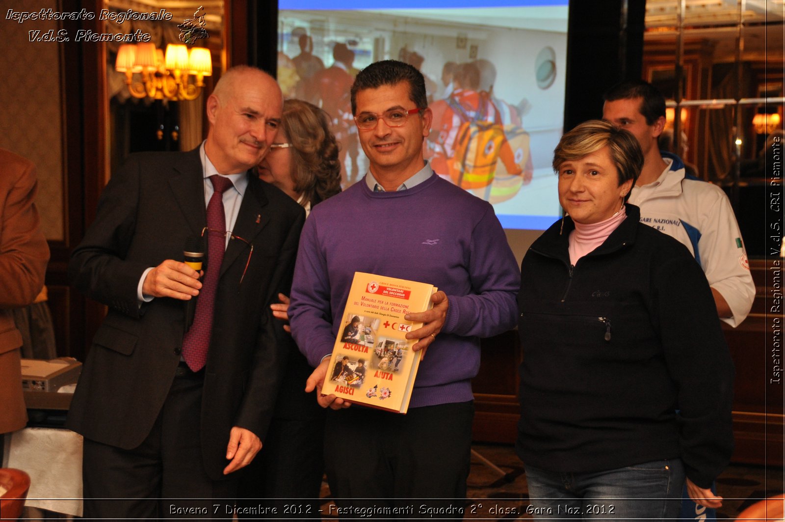 Baveno 7 Dicembre 2012 - Festeggiamenti Squadra 2 class. Gara Naz.2012 - Croce Rossa Italiana - Ispettorato Regionale Volontari del Piemonte