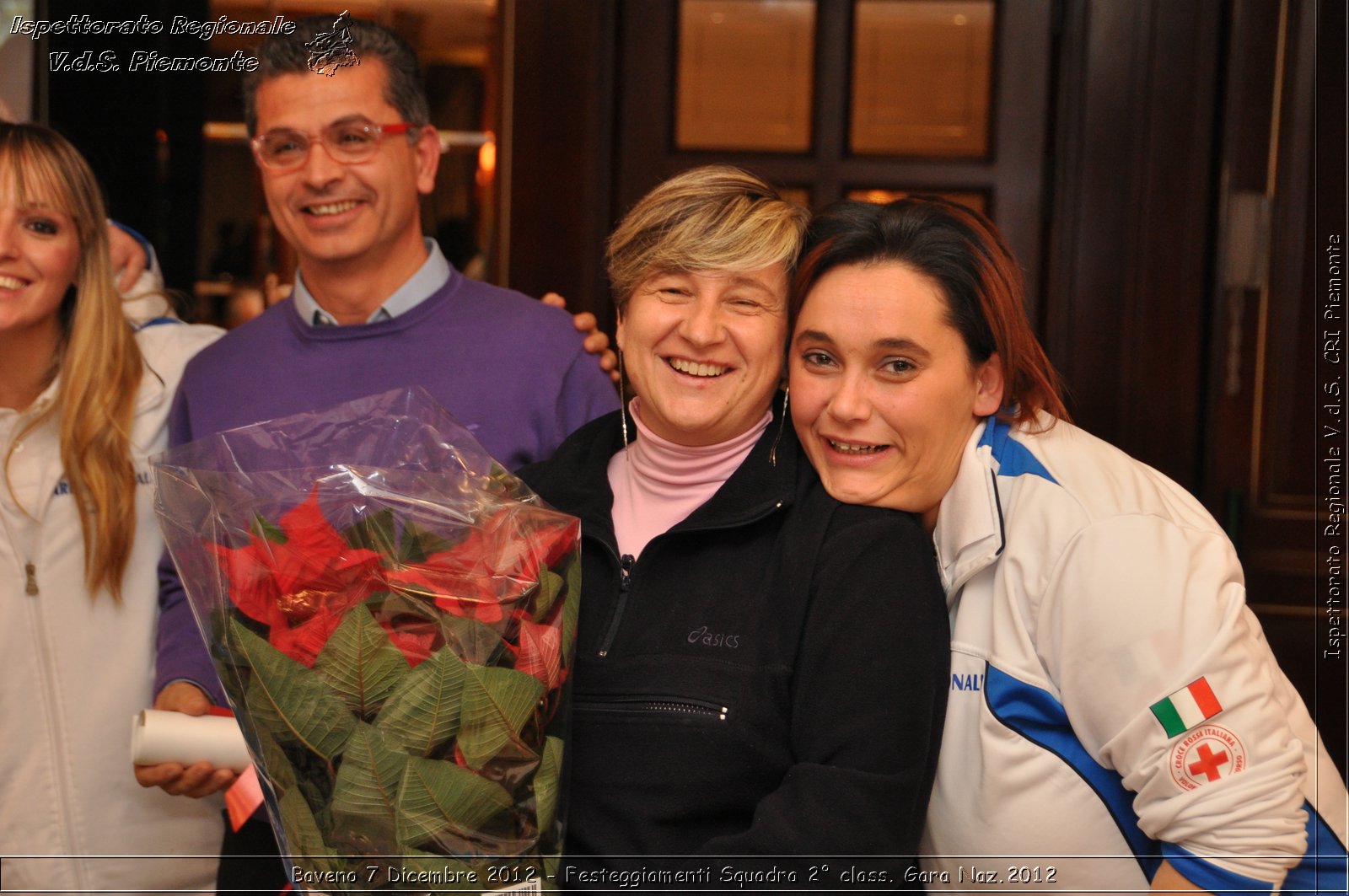 Baveno 7 Dicembre 2012 - Festeggiamenti Squadra 2 class. Gara Naz.2012 - Croce Rossa Italiana - Ispettorato Regionale Volontari del Piemonte