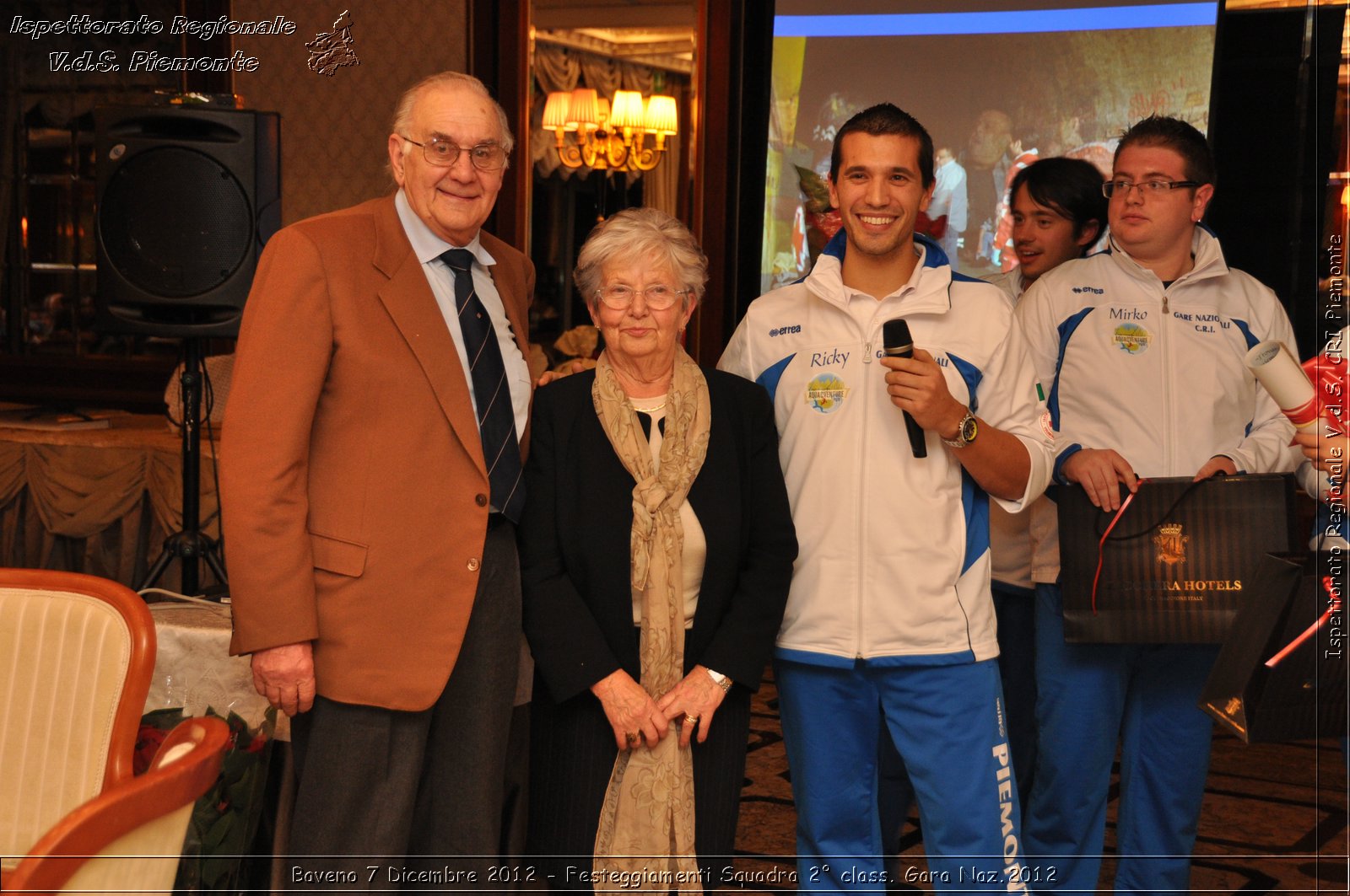 Baveno 7 Dicembre 2012 - Festeggiamenti Squadra 2 class. Gara Naz.2012 - Croce Rossa Italiana - Ispettorato Regionale Volontari del Piemonte