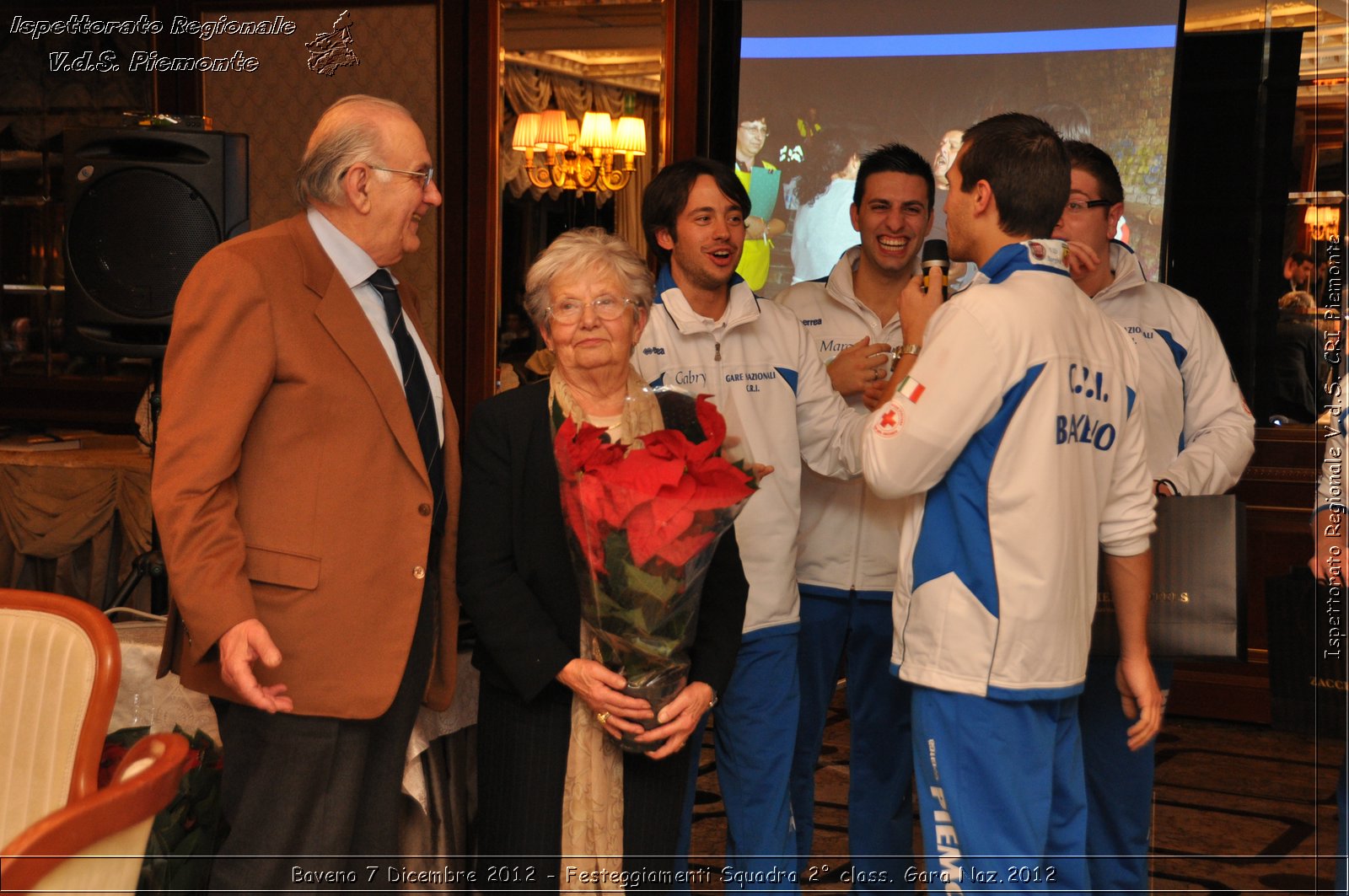 Baveno 7 Dicembre 2012 - Festeggiamenti Squadra 2 class. Gara Naz.2012 - Croce Rossa Italiana - Ispettorato Regionale Volontari del Piemonte