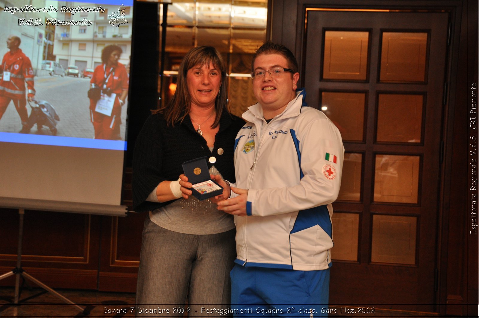 Baveno 7 Dicembre 2012 - Festeggiamenti Squadra 2 class. Gara Naz.2012 - Croce Rossa Italiana - Ispettorato Regionale Volontari del Piemonte