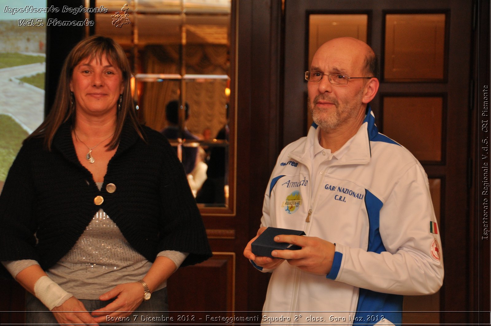 Baveno 7 Dicembre 2012 - Festeggiamenti Squadra 2 class. Gara Naz.2012 - Croce Rossa Italiana - Ispettorato Regionale Volontari del Piemonte