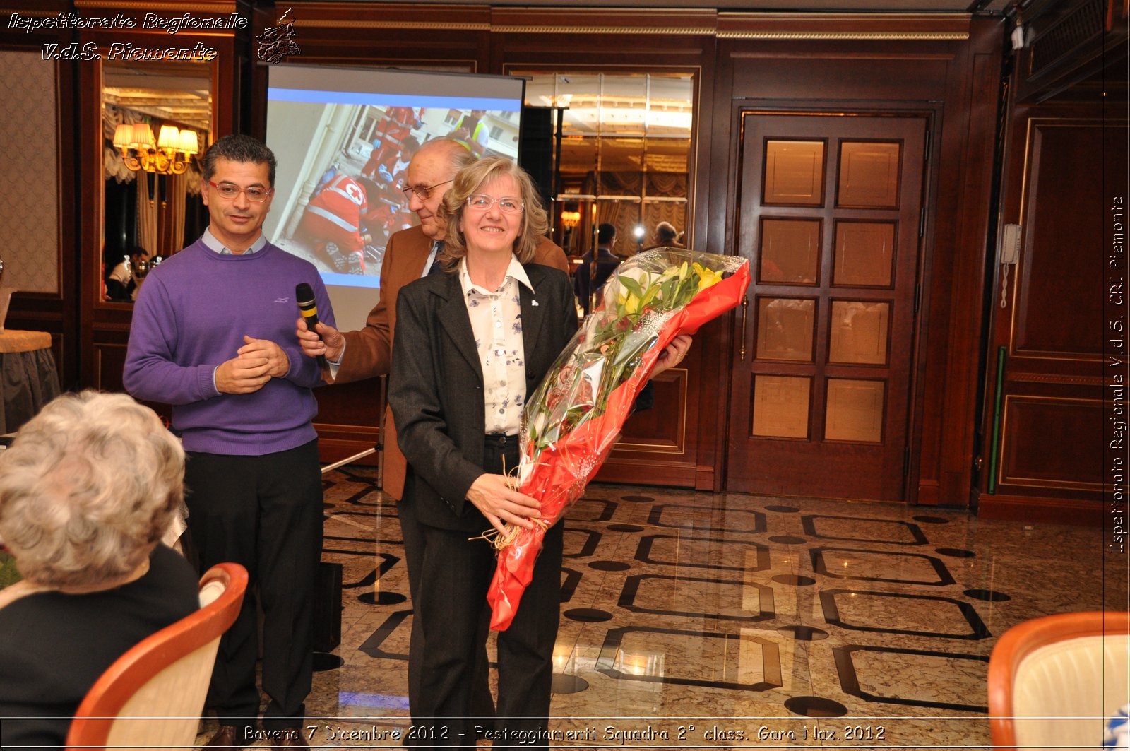 Baveno 7 Dicembre 2012 - Festeggiamenti Squadra 2 class. Gara Naz.2012 - Croce Rossa Italiana - Ispettorato Regionale Volontari del Piemonte