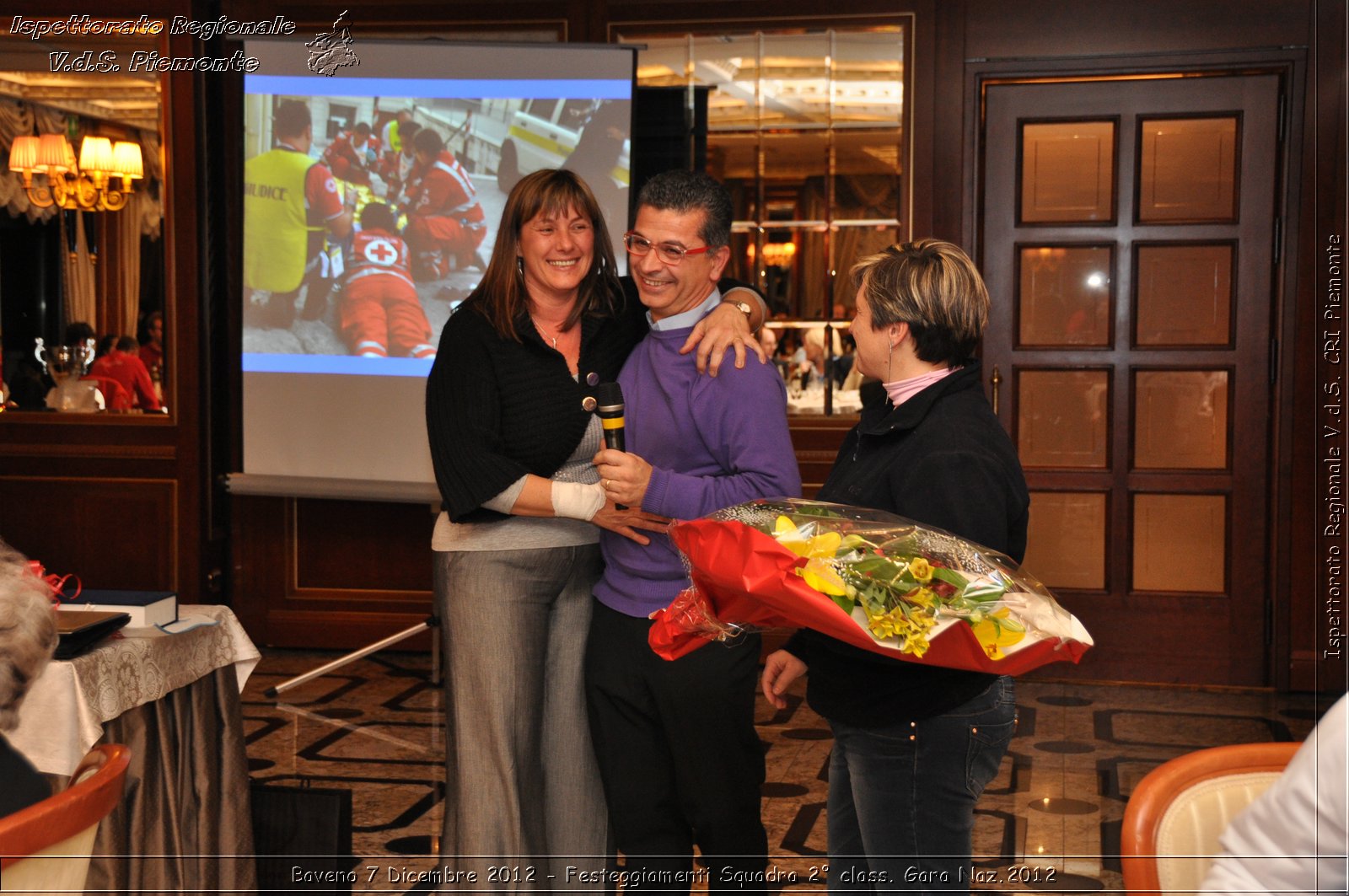 Baveno 7 Dicembre 2012 - Festeggiamenti Squadra 2 class. Gara Naz.2012 - Croce Rossa Italiana - Ispettorato Regionale Volontari del Piemonte