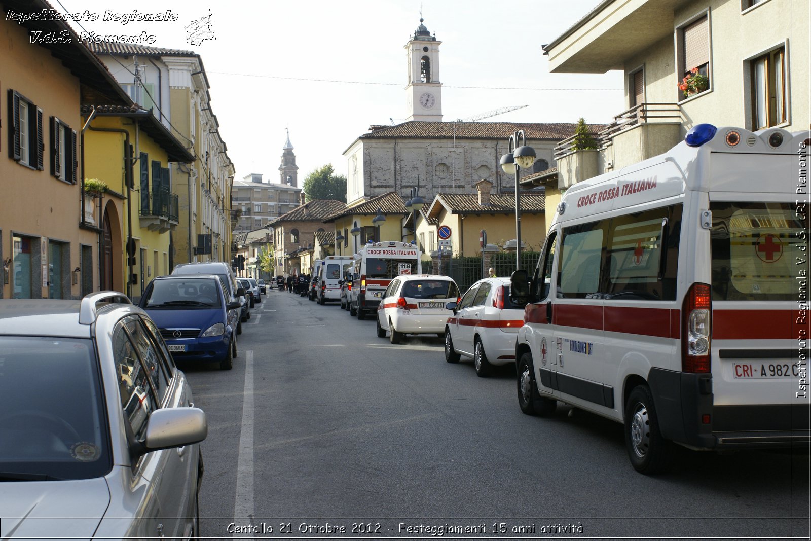 Centallo 21 Ottobre 2012 - Festeggiamenti 15 anni attivit - Croce Rossa Italiana - Ispettorato Regionale Volontari del Piemonte