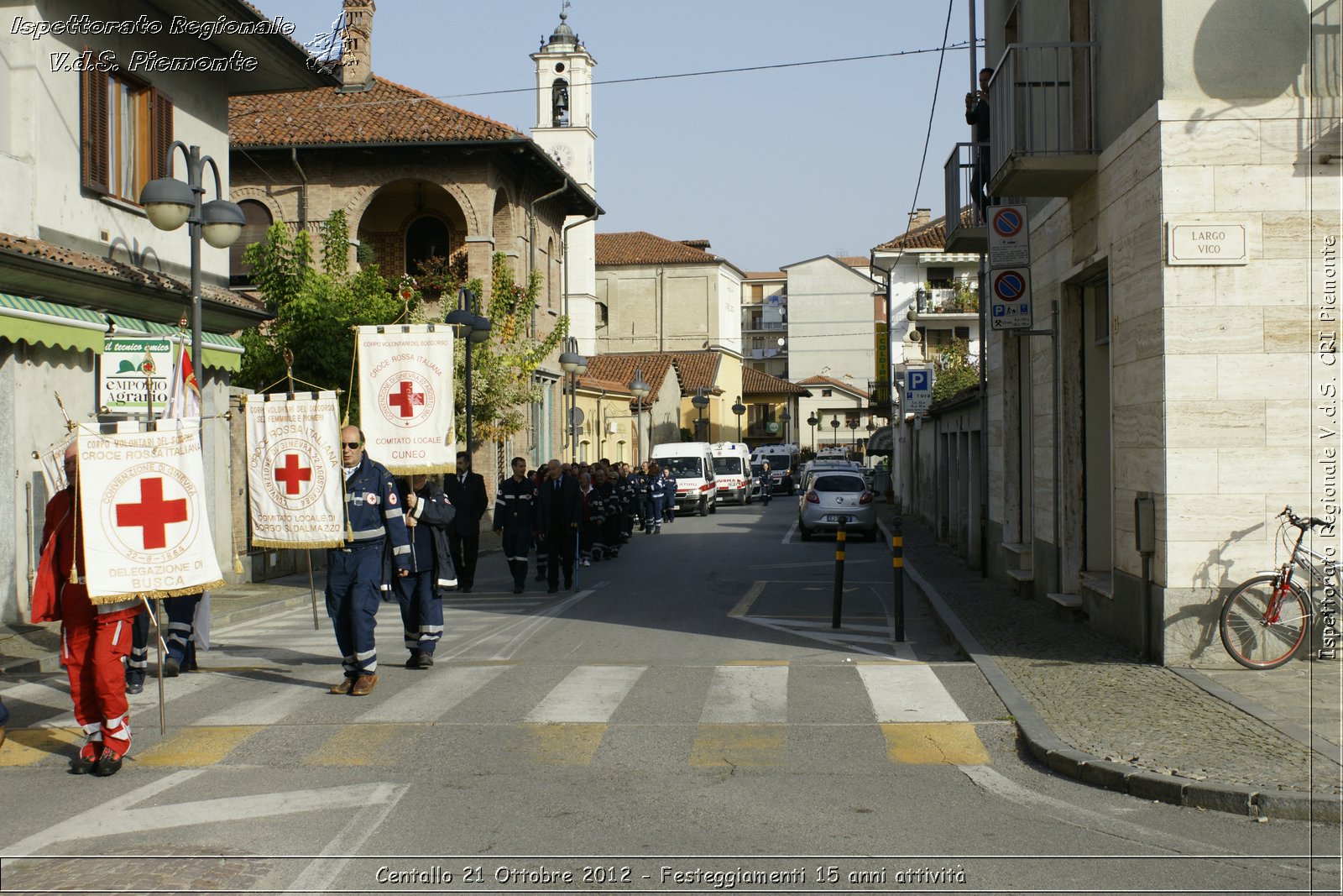 Centallo 21 Ottobre 2012 - Festeggiamenti 15 anni attivit - Croce Rossa Italiana - Ispettorato Regionale Volontari del Piemonte